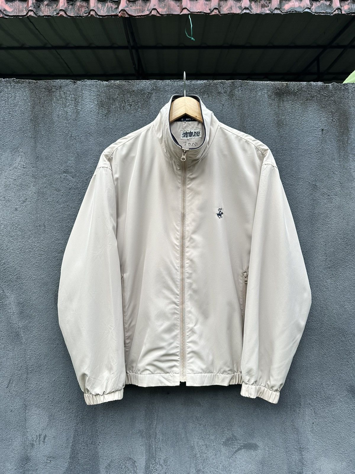 Beverly Hills Polo Club Baverly Hills Polo Club Cream Bomber Jacket Size US M / EU 48-50 / 2 - 2 Thumbnail