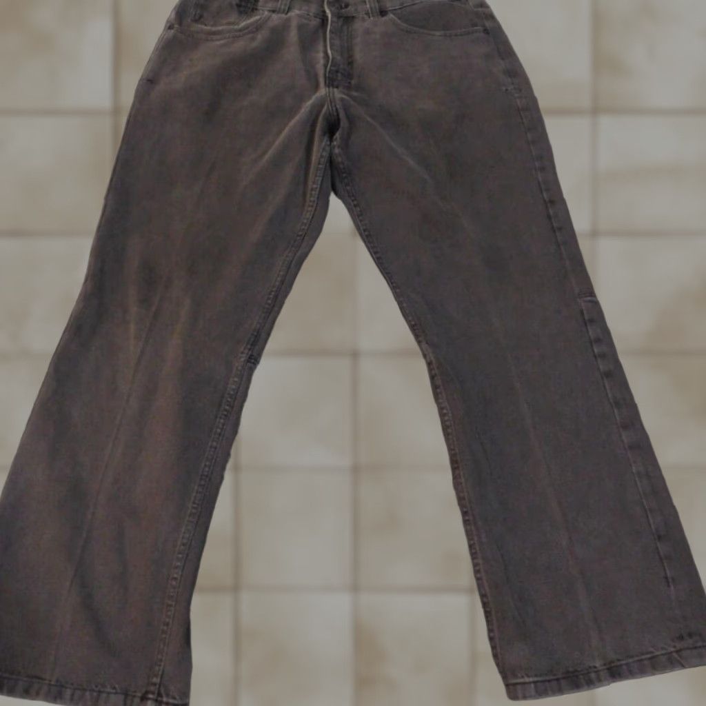 Rocawear VINTAGE Rocawear Jeans Waist 38 Inseam 32 Black Mens Hip Hop Baggy Straight Cotton Denim Zip Pockets 90s 2000s Size US 38 / EU 54 - 1 Thumbnail