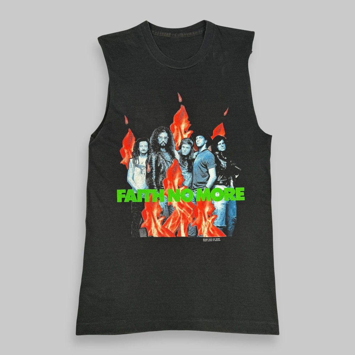 Band Tees Vintage 1989 Faith No More ‘The Real Thing’ Cut Off T Shirt Size US L / EU 52-54 / 3 - 1 Thumbnail