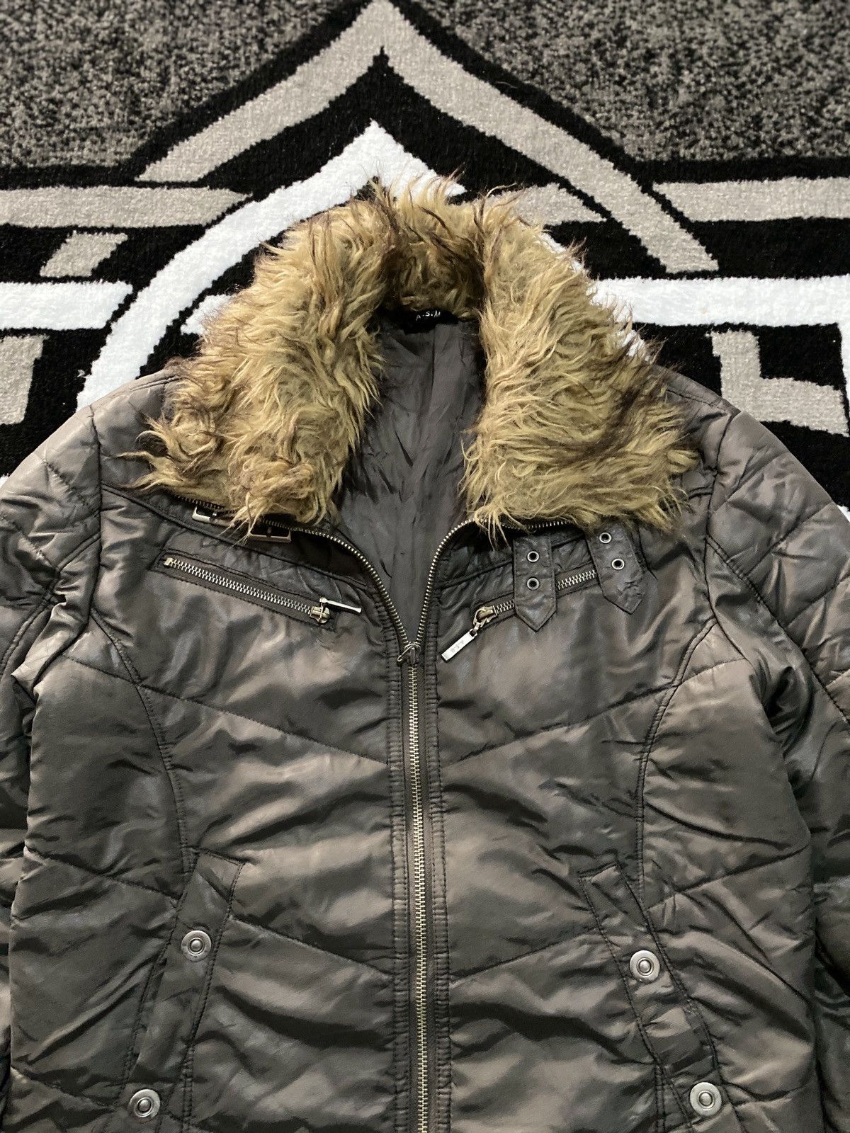 Tornado Mart Japanese ASM Fur Collar Puffer Jacket Size US M / EU 48-50 / 2 - 5 Thumbnail