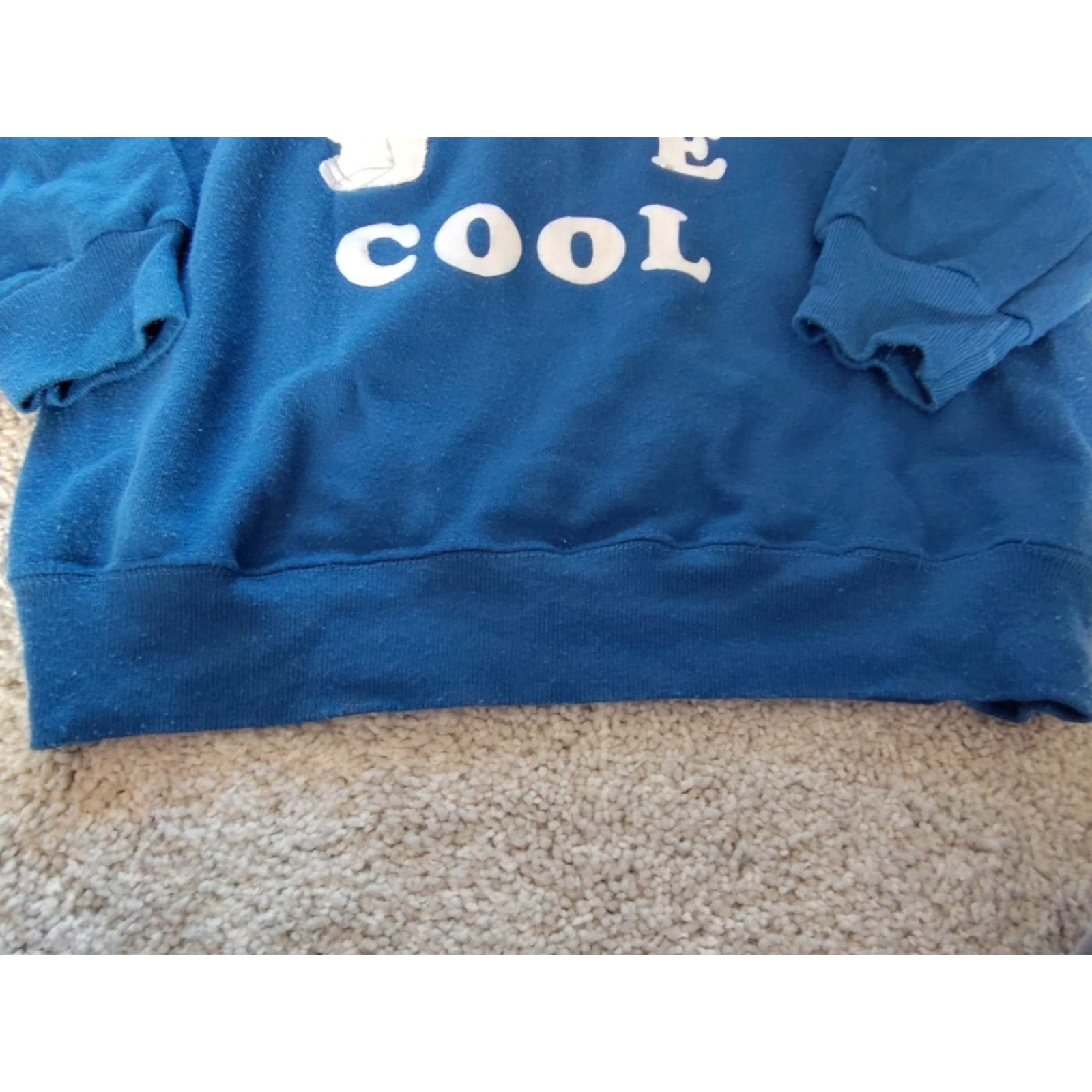 Peanuts VINTAGE Peanuts Snoopy Joe Cool Crewneck Sweater Unisex Adults Medium Blue Cartoon 80s Size US M / EU 48-50 / 2 - 5 Thumbnail