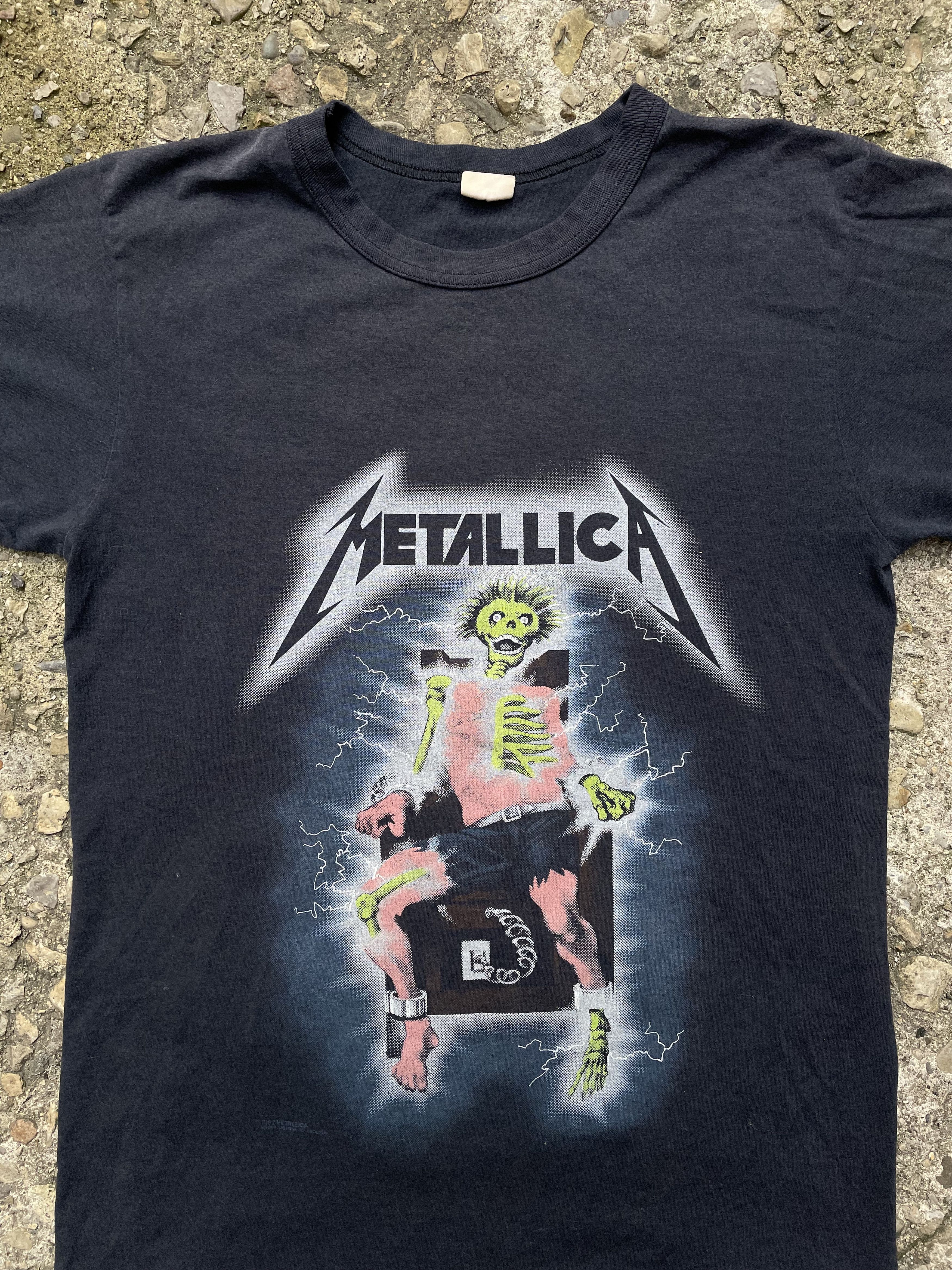 Band Tees × Metallica × Vintage VTG 1987 Metallica Kill Em All Double Sided Band T-Shirt Size US L / EU 52-54 / 3 - 3 Thumbnail