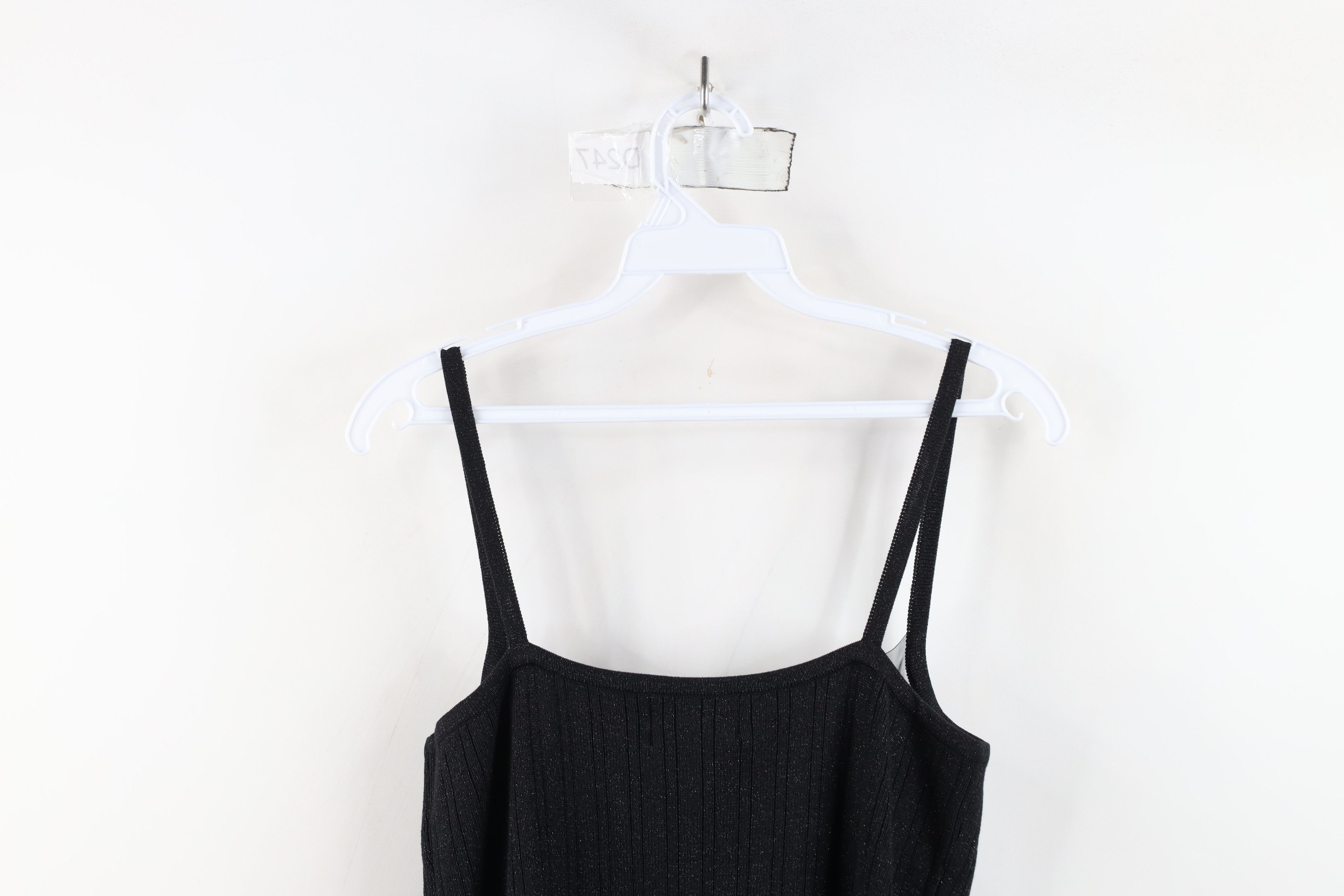 Vintage Vintage 90s Cache Flower Silk Blend Knit Tank Top T-Shirt Size M / US 6-8 / IT 42-44 - 8 Thumbnail