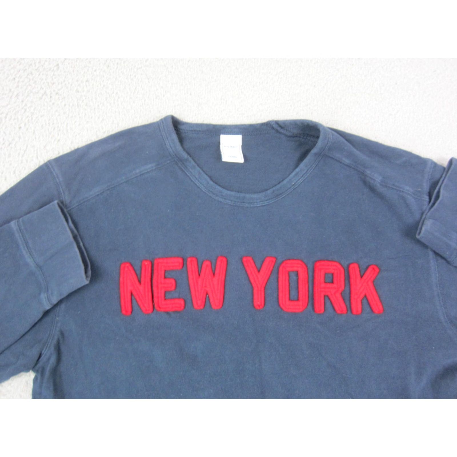 Old Navy Old Navy Shirt Mens L Blue Embroidered 90s Vintage Knit Cotton Long Sleeve T-Shirt Size US L / EU 52-54 / 3 - 2 Thumbnail