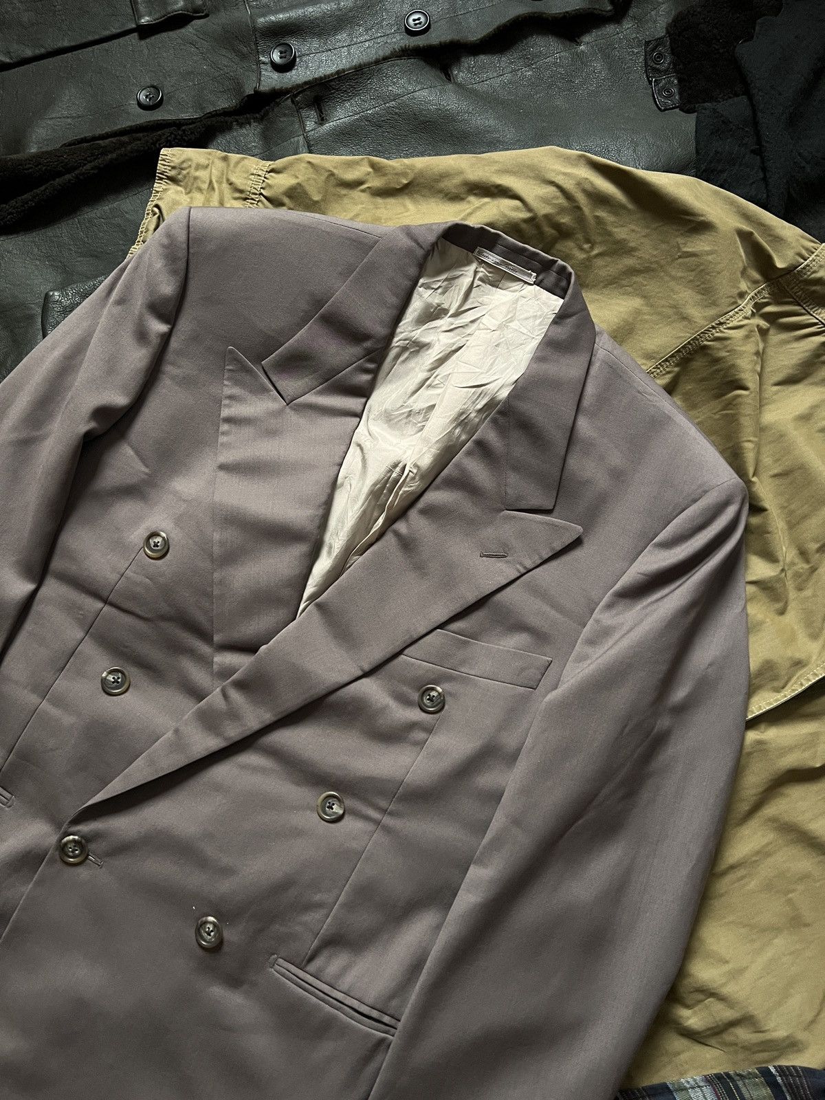 Corneliani Vintage Double Breasted Corneliani Wool Blazer Size 50L - 5 Thumbnail
