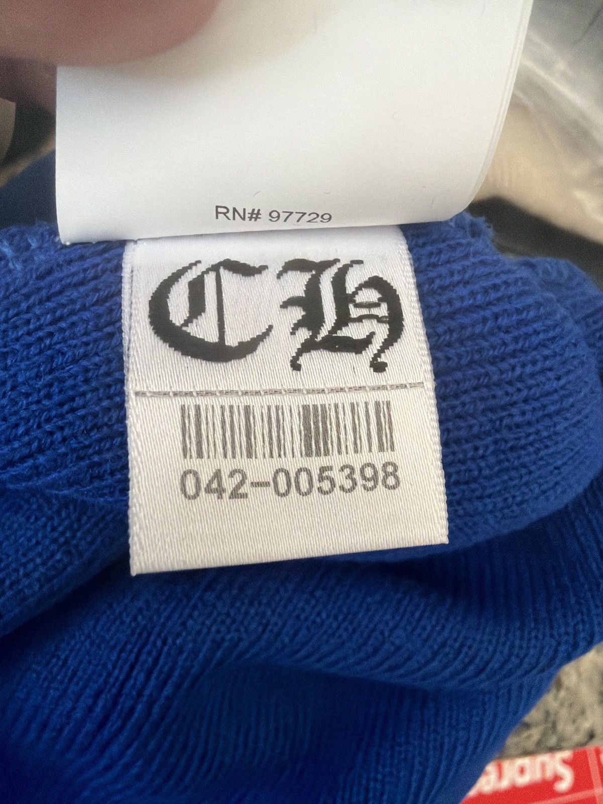 Chrome Hearts Chrome Hearts Blue White CH Beanie Size ONE SIZE - 5 Thumbnail