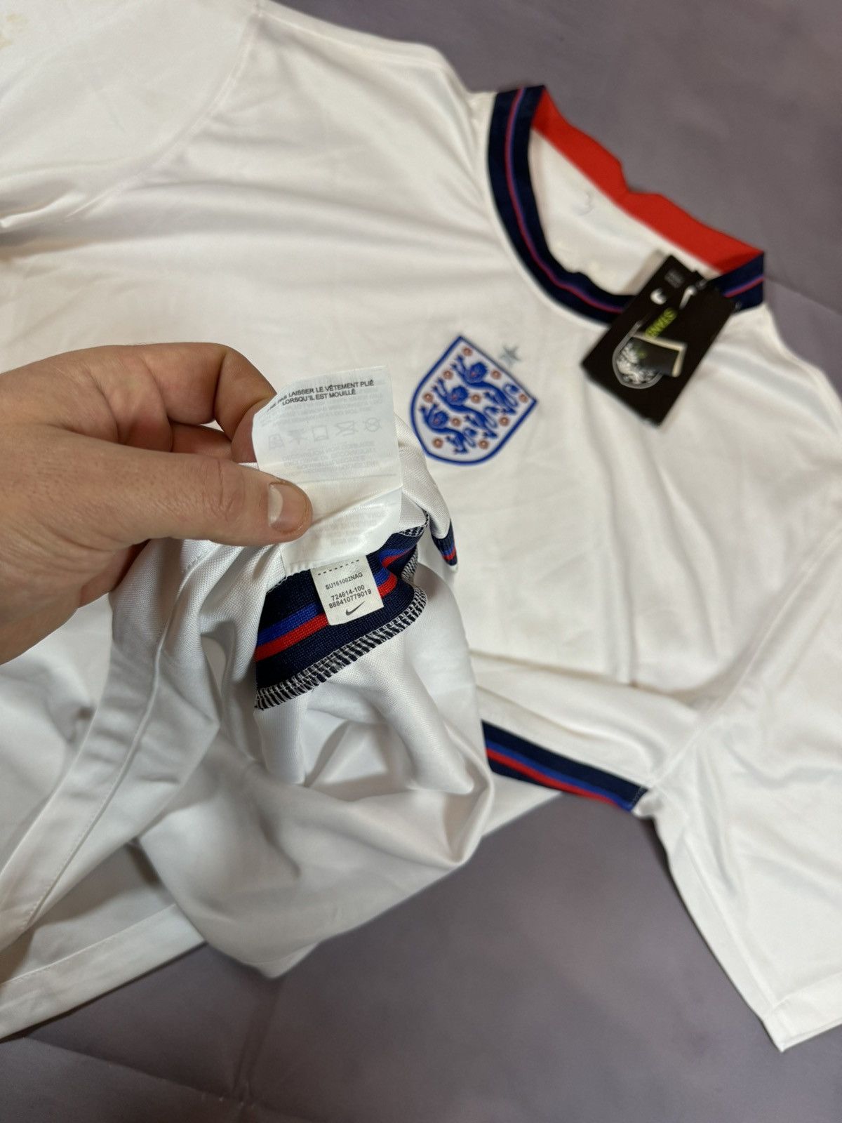 Nike × Vintage NEW England National Team 2020 Nike Jersey Blokcore 2XL Size US XXL / EU 58 / 5 - 11 Thumbnail