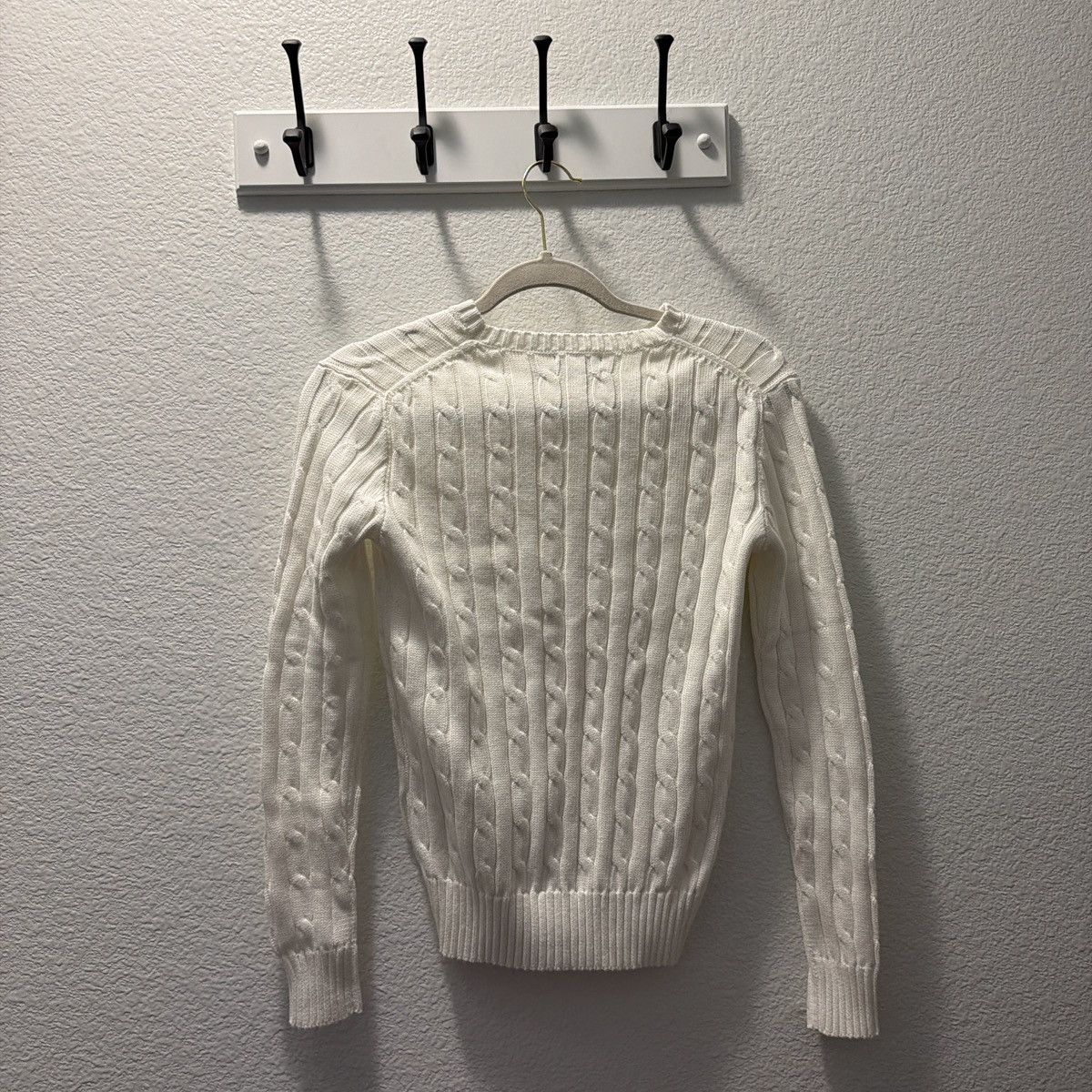 Polo Ralph Lauren Cable knit crewneck sweater (long-sleeve) Size XS / US 0-2 / IT 36-38 - 2 Thumbnail