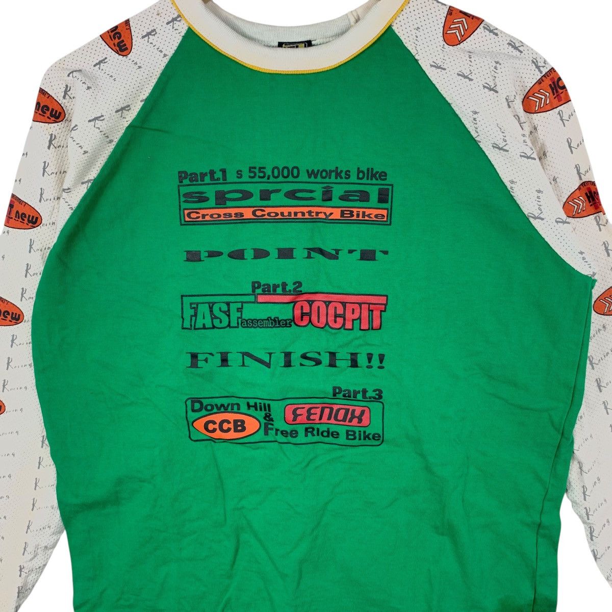 Double Needle DOUBLE NEEDLE Cross Country Bike Finisher Jersey Tee Shirt Size US M / EU 48-50 / 2 - 5 Thumbnail