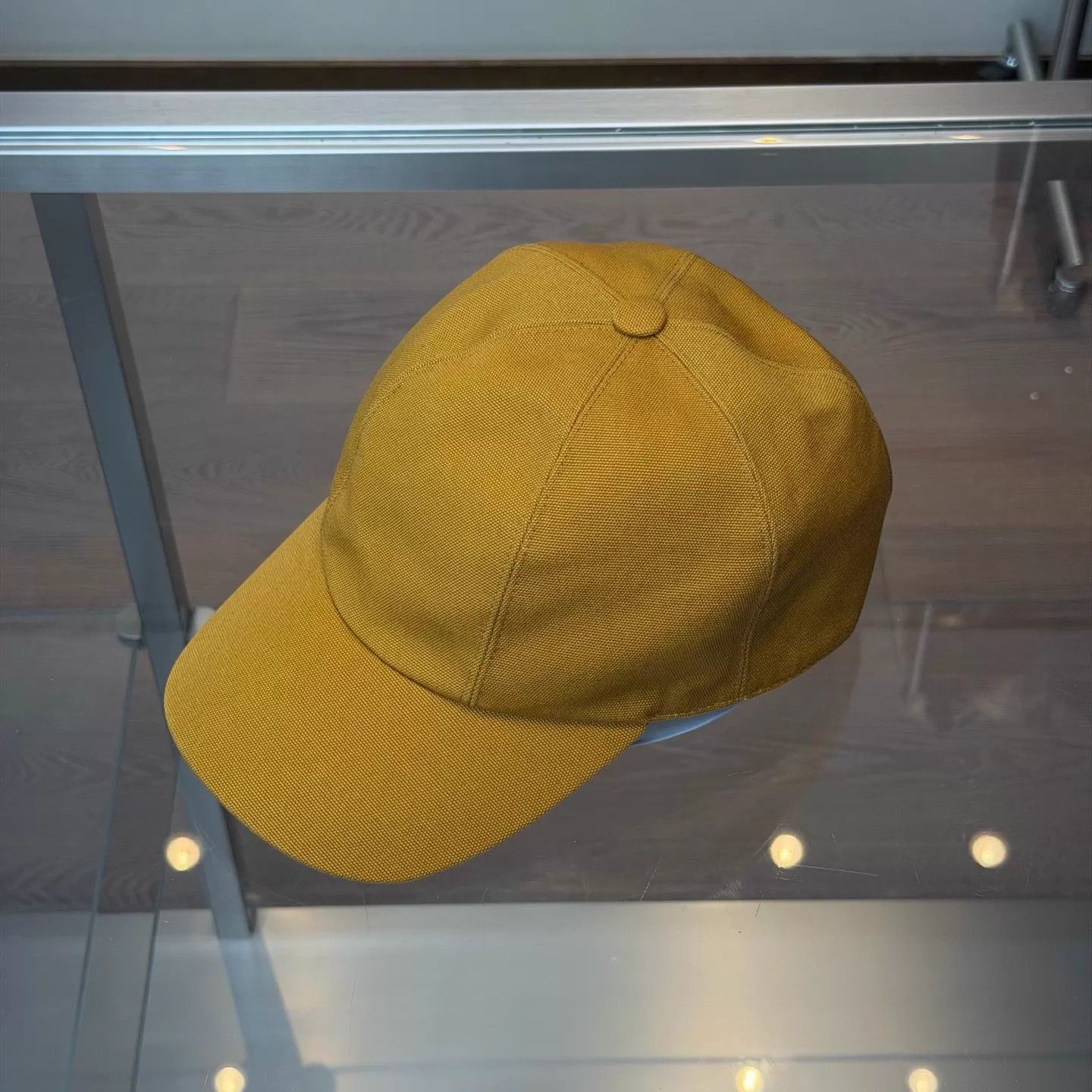Hermes Hermes Mustard Yellow Baseball Cap Size 59 New Size ONE SIZE - 1 Thumbnail