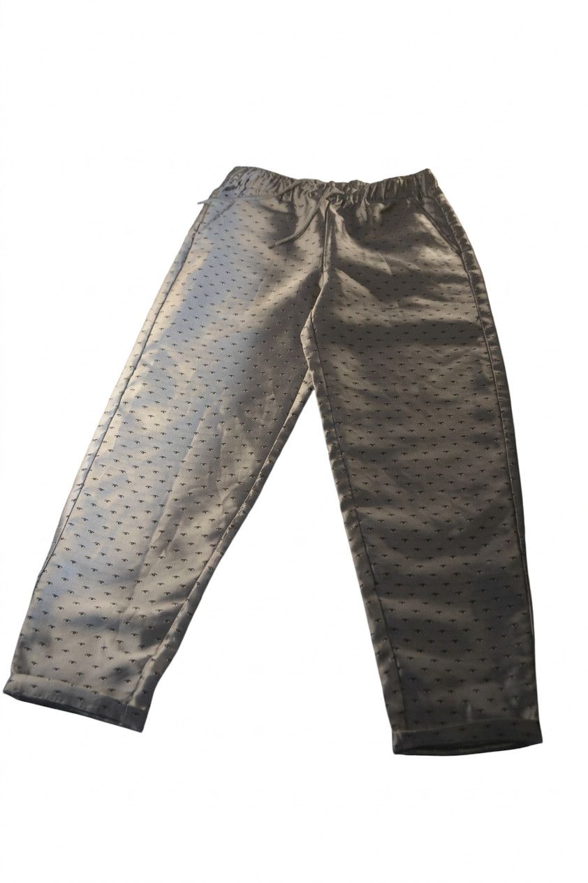 Pleasures Pleasures Eye Print Drawstring Trousers Grey Size US 32 / EU 48 - 1 Thumbnail