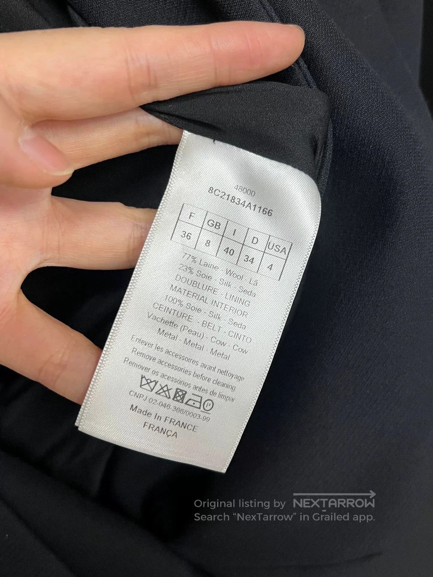 Dior Dior Tailored Blazer in Size 36. Size S / US 4 / IT 40 - 3 Thumbnail
