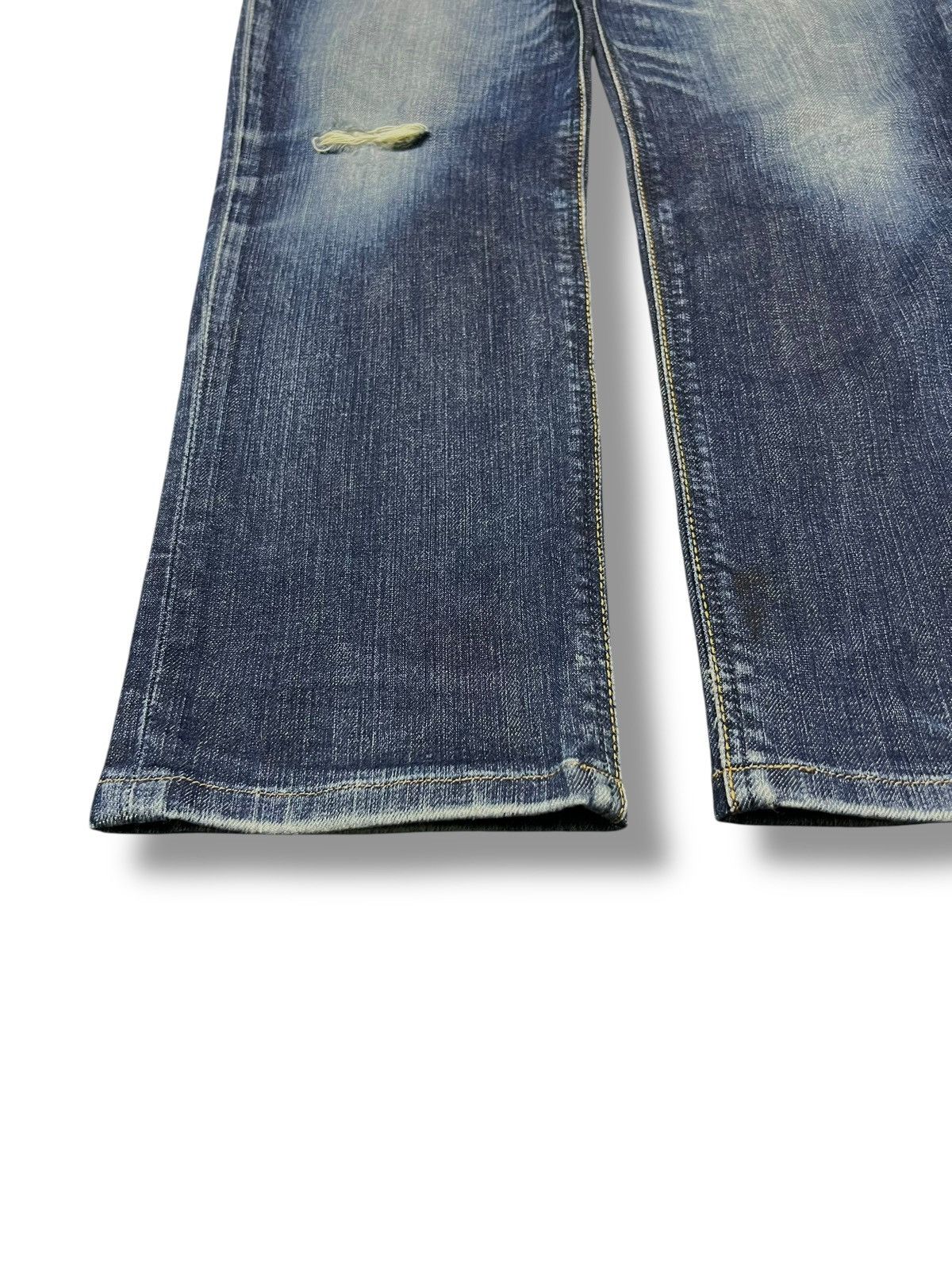 Edwin Vintage Edwin 503 Japan - Faded Wash, Distressed Denim Size US 31 - 6 Thumbnail