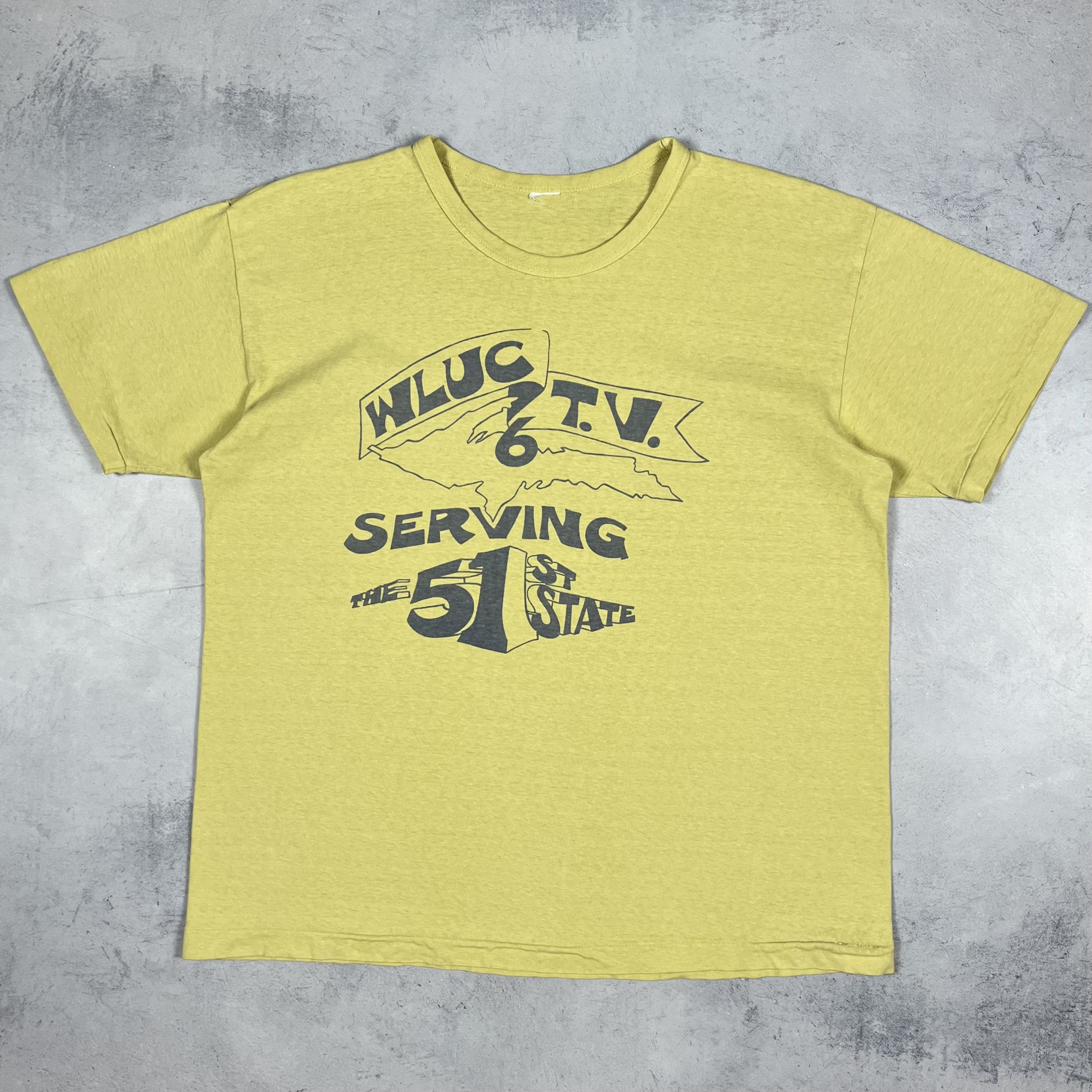 Warehouse & Co. Warehouse & Co. WLUK T.V. Big logo T Shirt SS22 Size US M / EU 48-50 / 2 - 2 Thumbnail