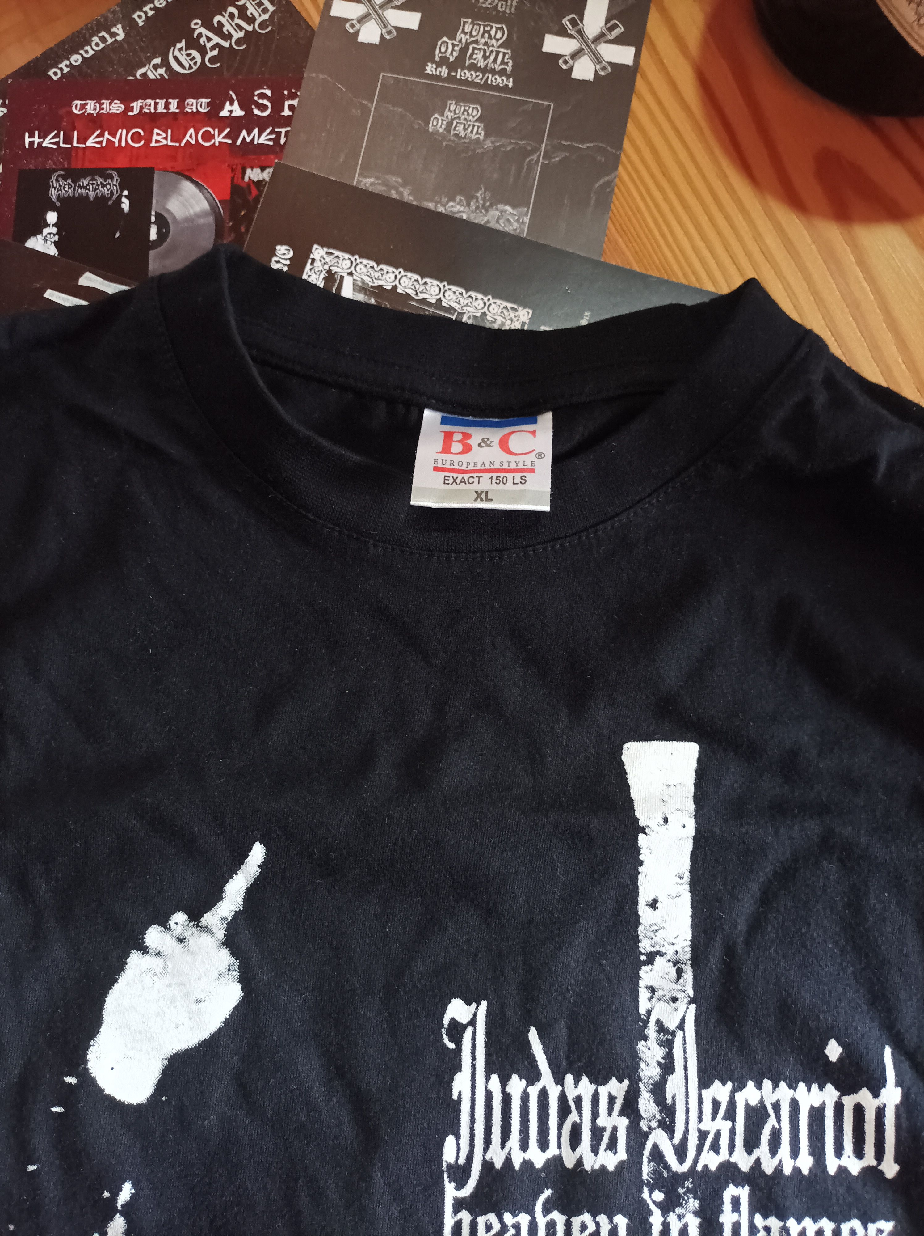 Band Tees Judas Iscariot.Heaven in Flames.vintage Size US XL / EU 56 / 4 - 5 Thumbnail