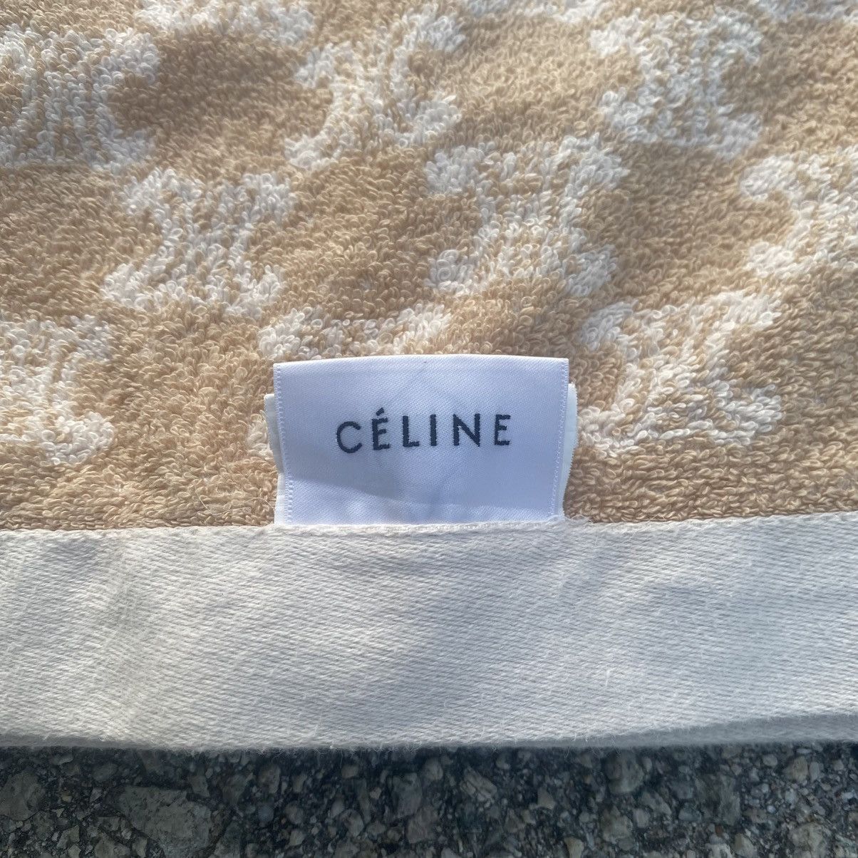 Celine CELINE Hedi Slimane Monogram Cotton Blanket Size ONE SIZE - 7 Thumbnail