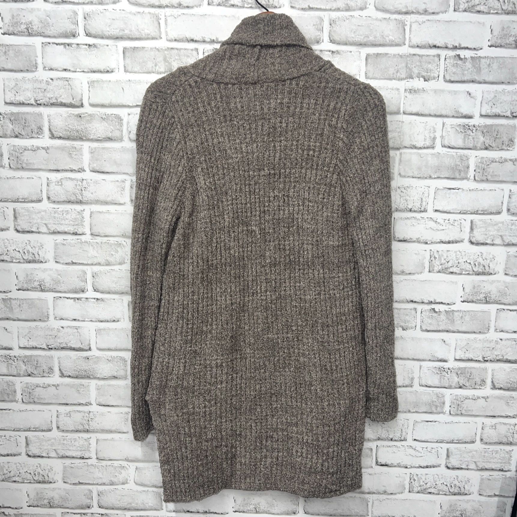 Vintage Barefoot Dreams Cozychic Lite Sweater Womens Size M Brown Wrap Dream Embroidery Size M / US 6-8 / IT 42-44 - 4 Thumbnail
