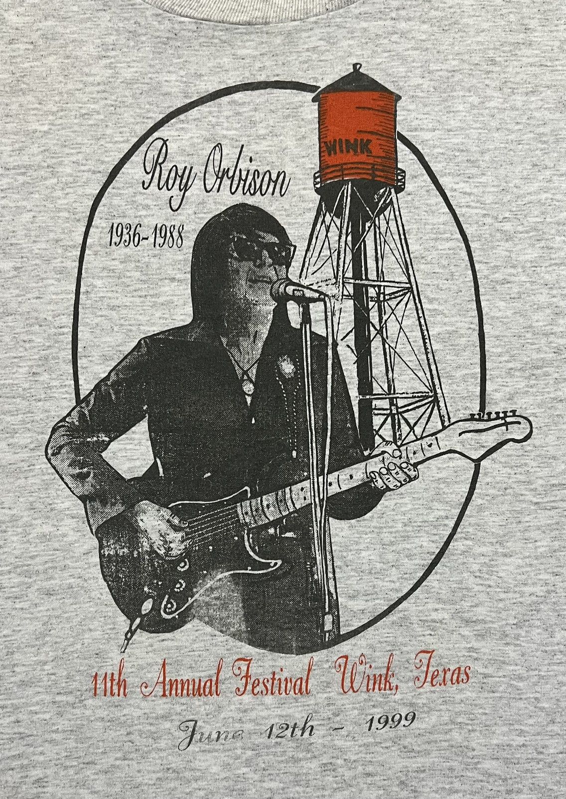 Band Tees Vintage 1999 Roy Orbison Wink Texas Tee XL USA Size US XL / EU 56 / 4 - 1 Thumbnail