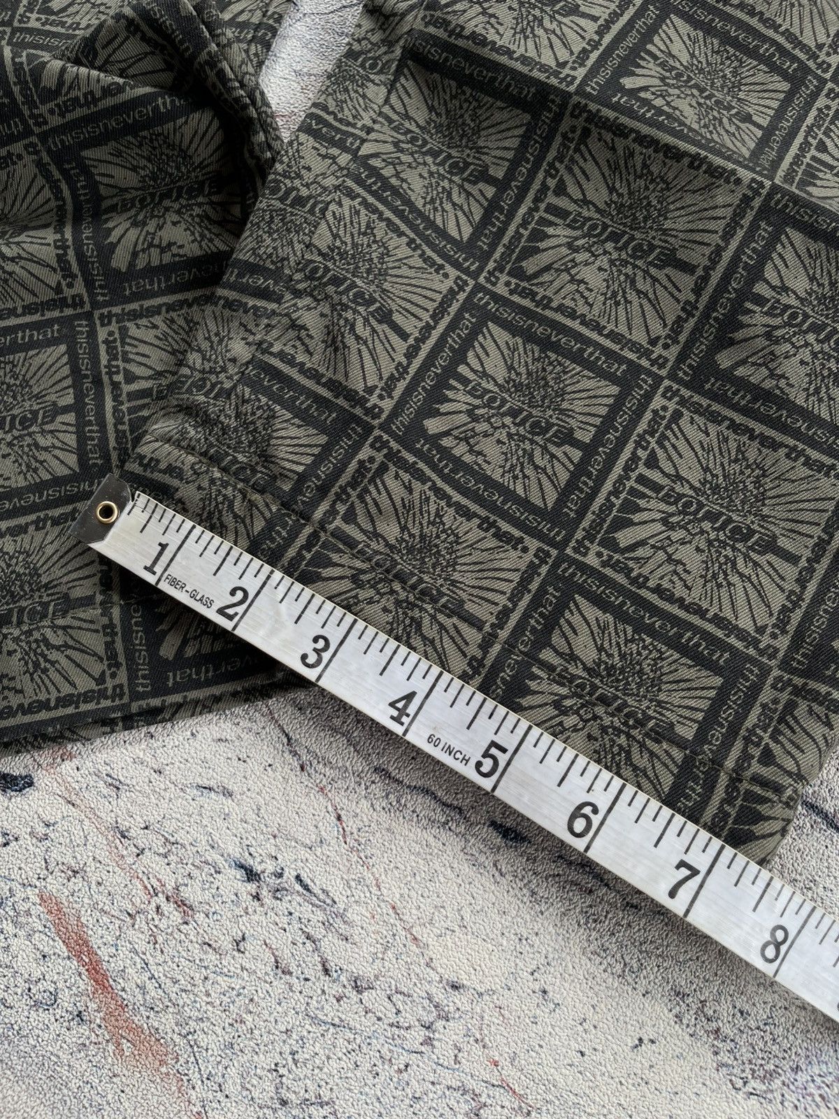 thisisneverthat Thisisneverthat all over print police pants Size US 31 - 13 Thumbnail