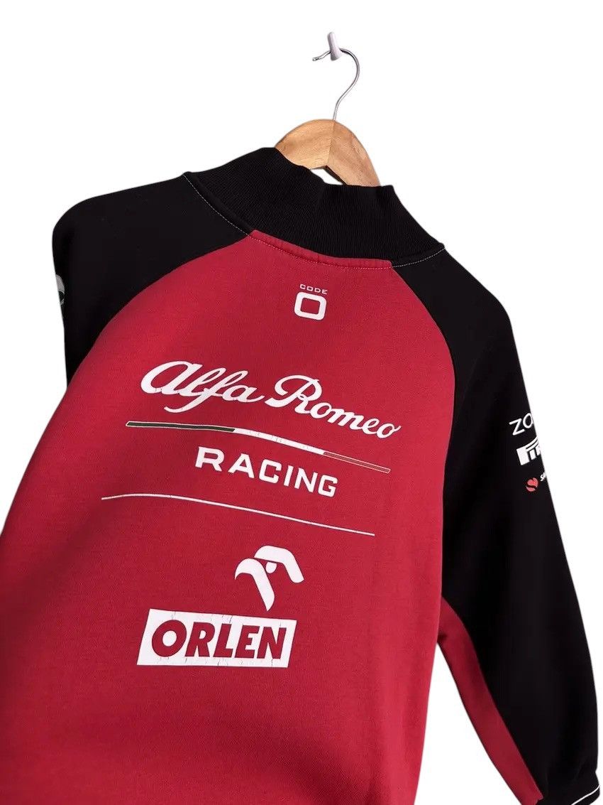Vintage Vintage Alpha Romeo Orlen Racing Team 1/4 Zip Sweatshirt Size US XL / EU 56 / 4 - 13 Thumbnail