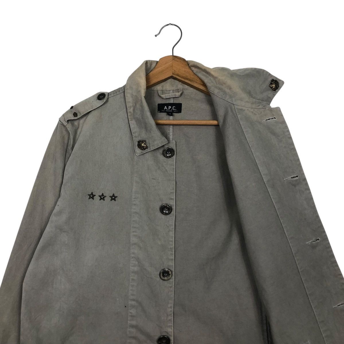 A.P.C. 🔥VINTAGE CHORE WORK JACKET A.P.C MILITARY ISSEY MIYAKE Size US M / EU 48-50 / 2 - 14 Thumbnail