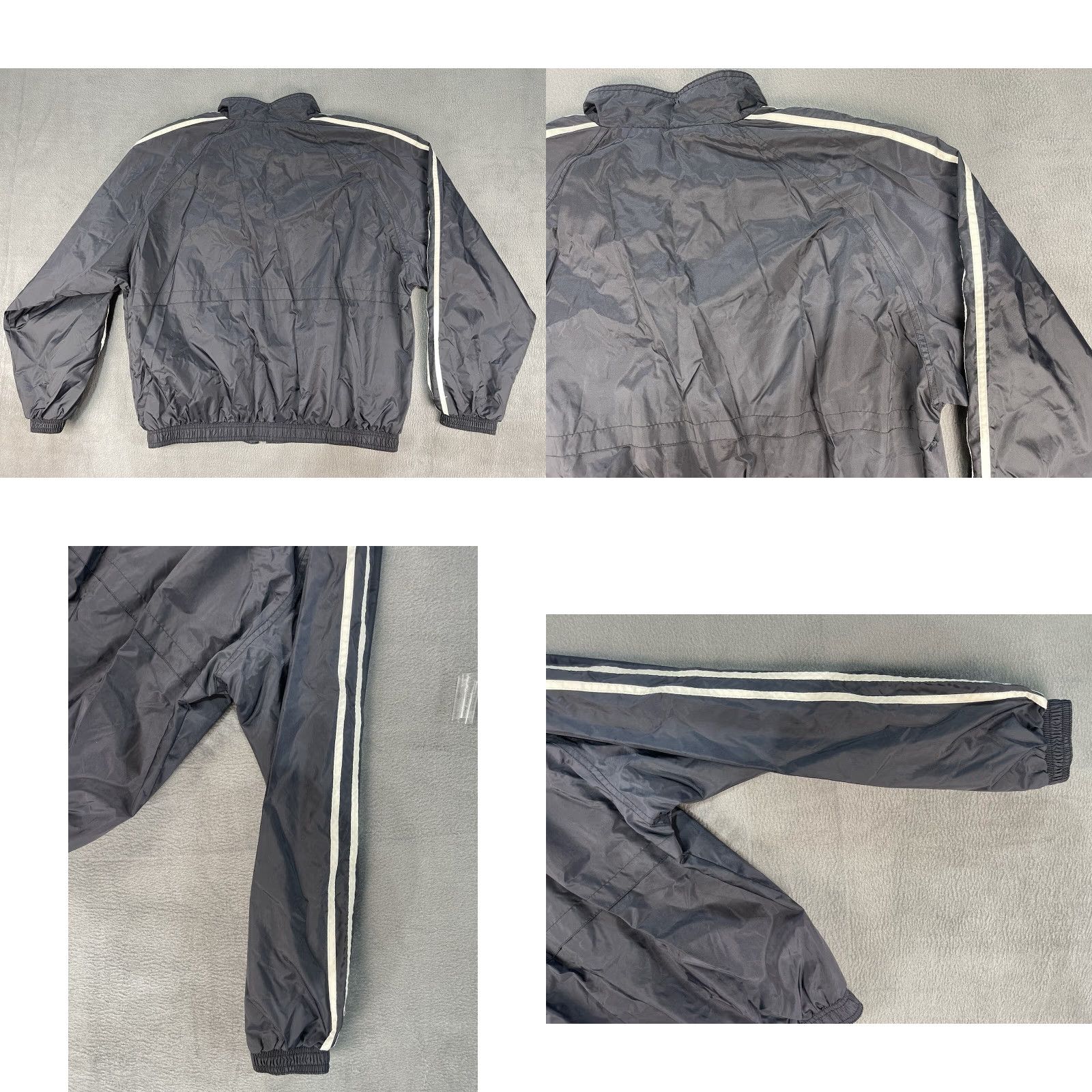 Croft & Barrow VINTAGE Croft & Barrow Windbreaker Jacket Black Zip Up Hooded L Unisex Adults Size L / US 10 / IT 46 - 8 Thumbnail