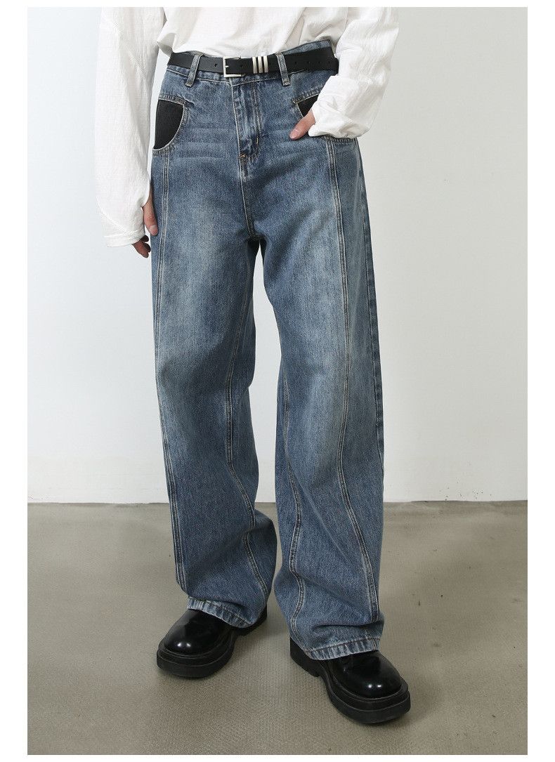 Japanese Brand American high street men's trendy retro jeans Size US 32 / EU 48 - 1 Thumbnail