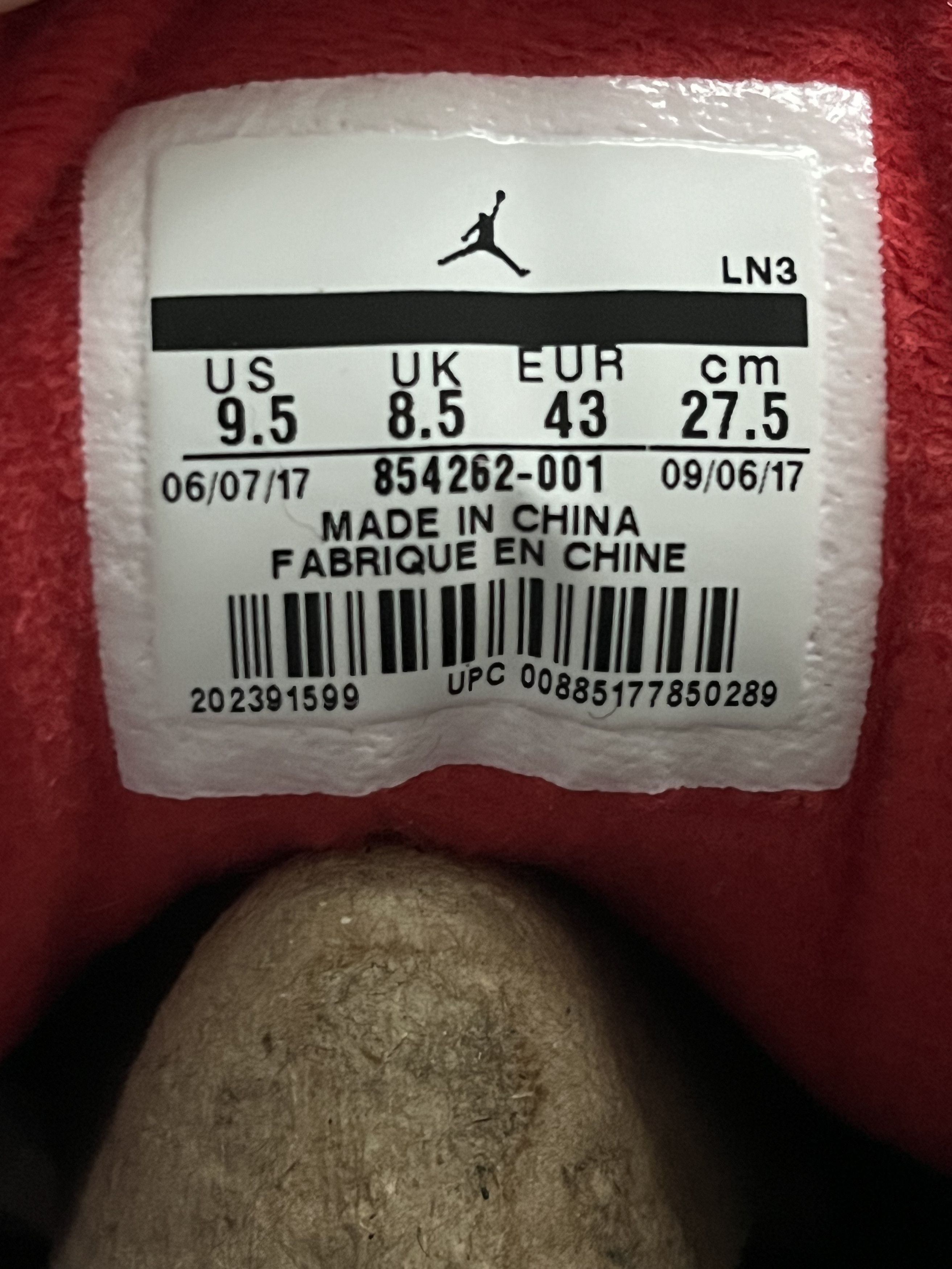 Jordan Brand AIR JORDAN 3 RETRO OG Size US 9.5 / EU 42-43 - 6 Thumbnail
