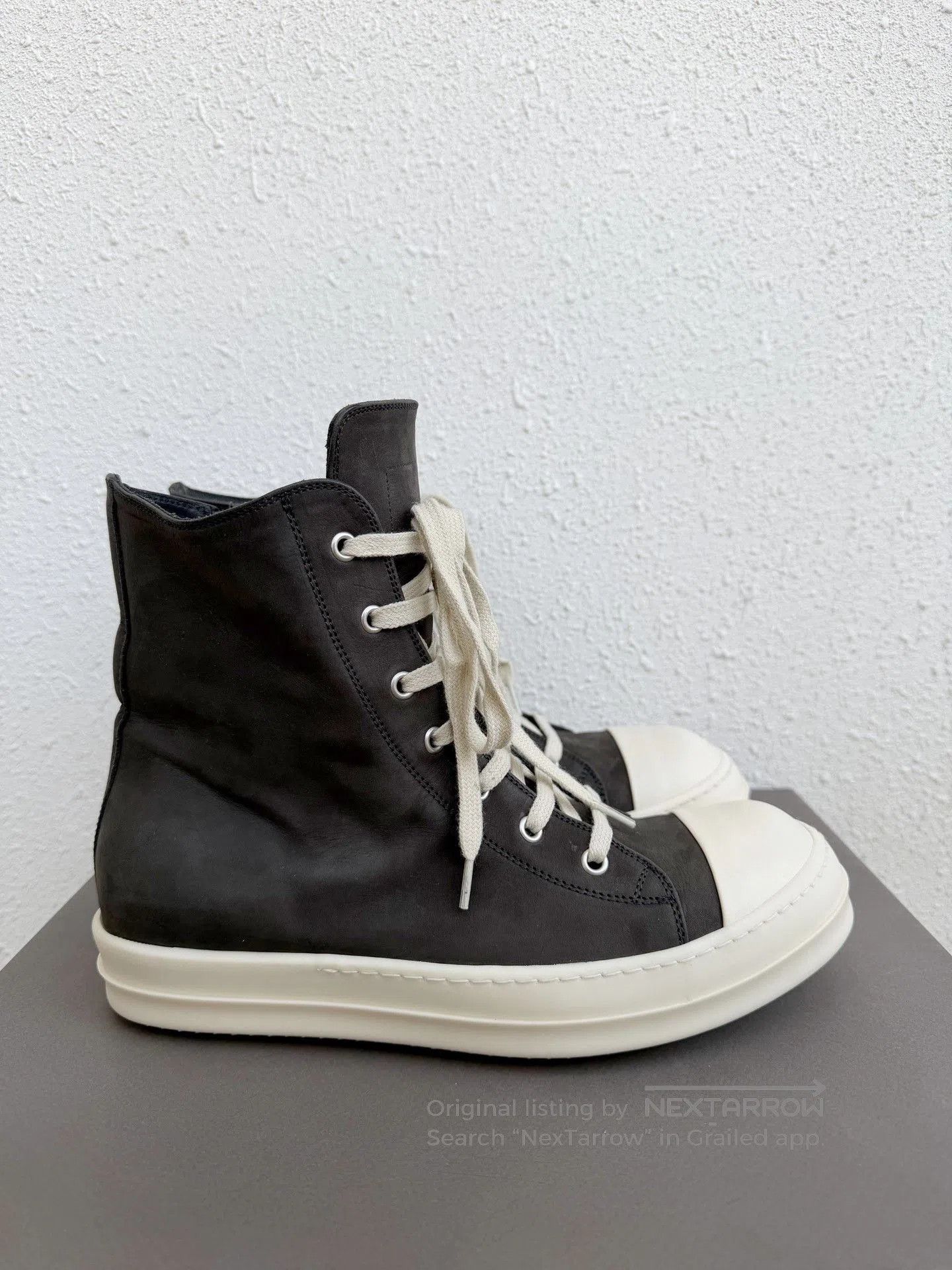 Rick Owens Rick Owens x Converse Gray Suede High-Top. Size US 8 / EU 41 - 3 Thumbnail