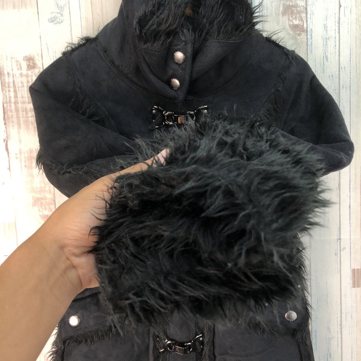 Japanese Brand Vintage Sex & Glamorous Fur Jacket Size S / US 4 / IT 40 - 7 Thumbnail