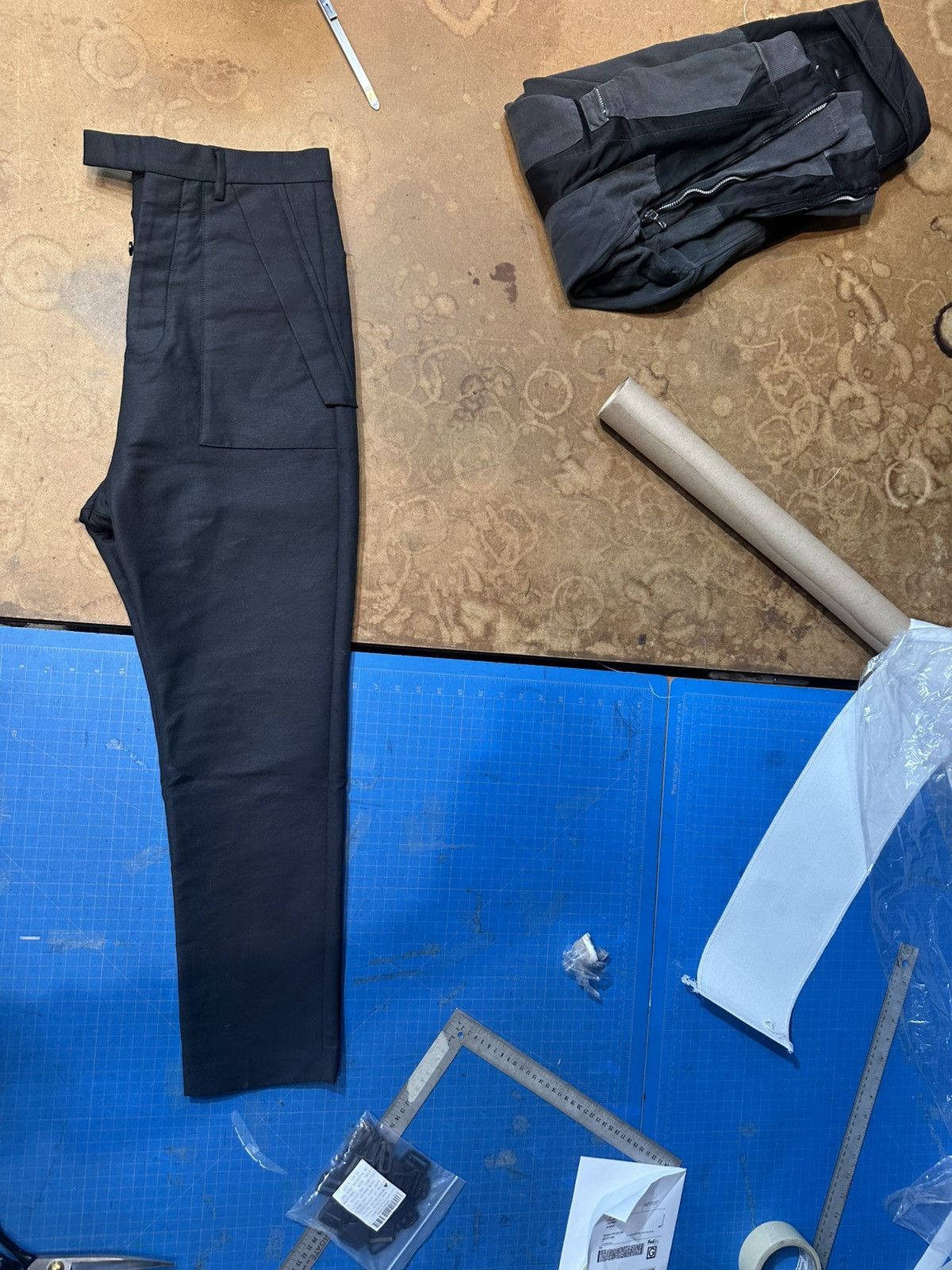 Rick Owens Rick owens main line officer pant Size US 29 - 7 Thumbnail