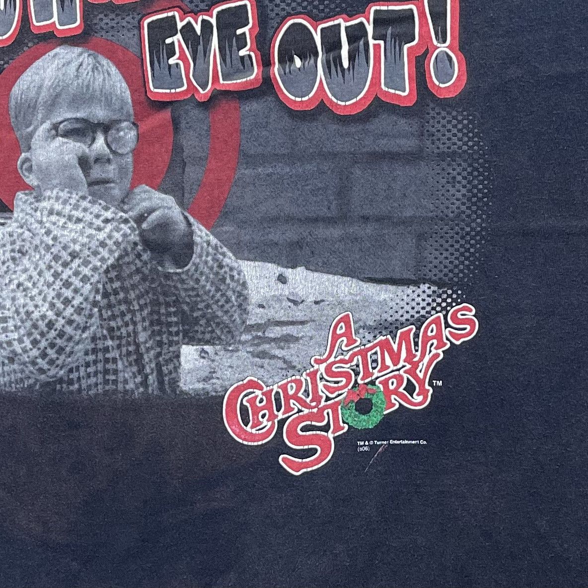 Vintage Movie T-Shirt A Christmas Story "You ll Shoot Your Eyes Out" Size US M / EU 48-50 / 2 - 2 Thumbnail