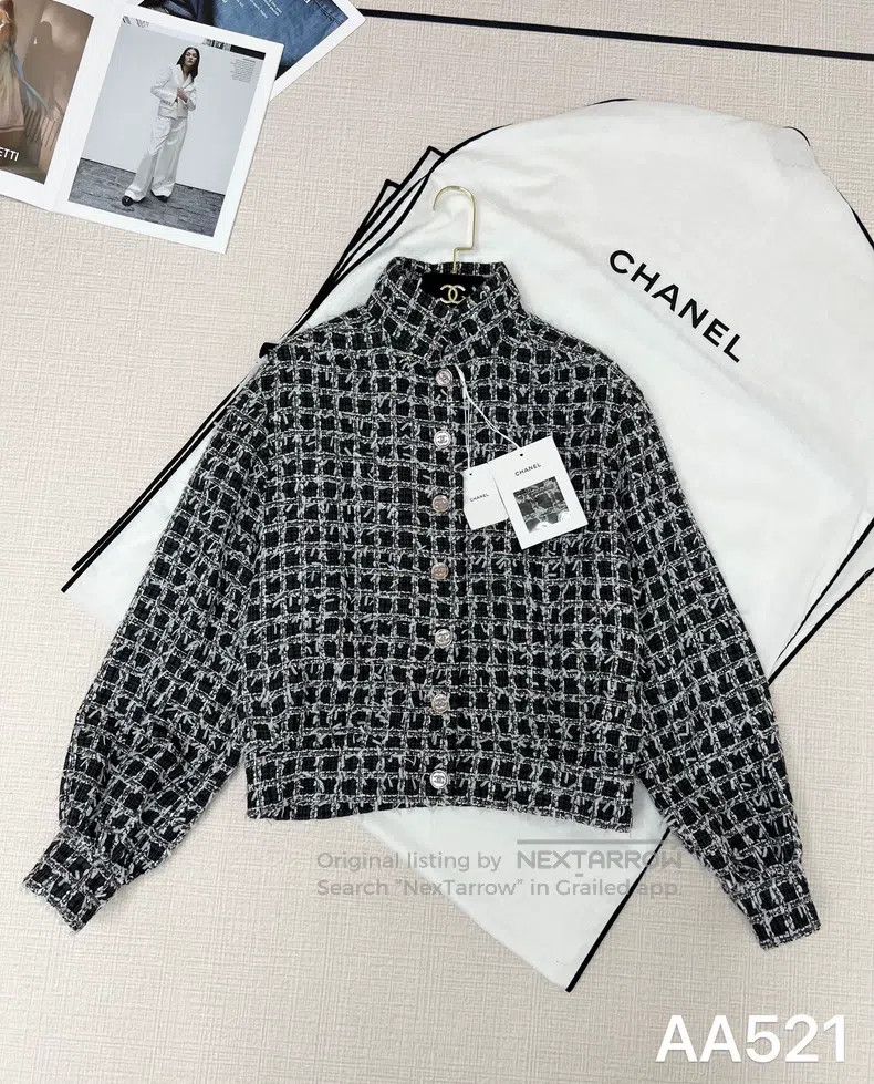 Chanel Chanel 23A high-end handicraft workshop series thin coat Size XS / US 0-2 / IT 36-38 - 1 Thumbnail