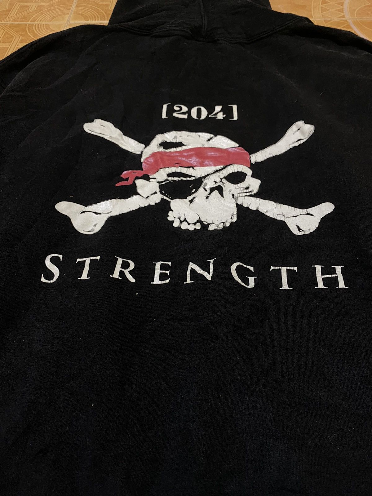 Alstyle 204 skulls Strength big logo hoodies Size US XL / EU 56 / 4 - 8 Thumbnail