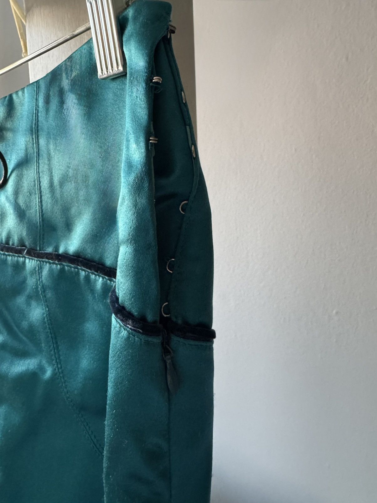 Costume National Costume National Silk & Cotton Corset-Detail Pencil Skirt Size 24" / US 00 / IT 34 - 7 Thumbnail