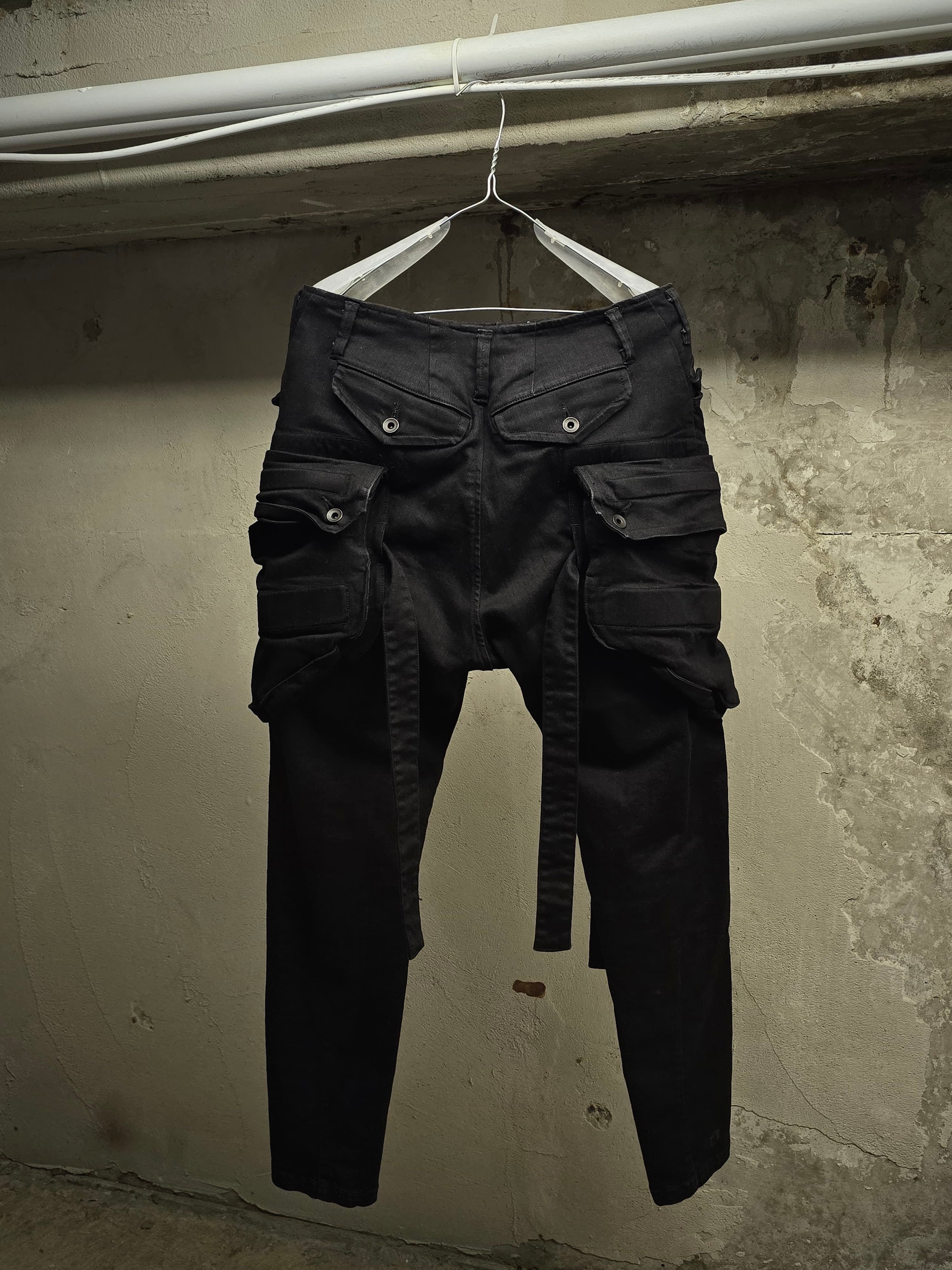 Julius Julius_7 SS21 "_PERMANENT" Gas-Mask Cargo Slim Fit Denim Size US 26 / EU 42 - 5 Thumbnail