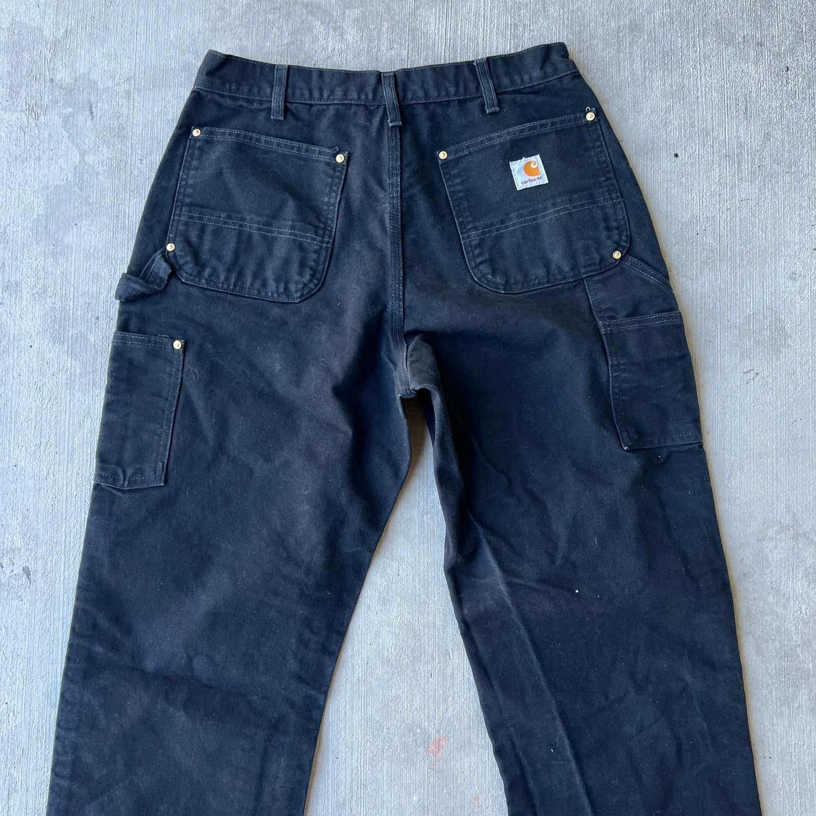 Carhartt × Vintage Carhartt black double knee work wear carpenter pants Size US 31 - 5 Thumbnail