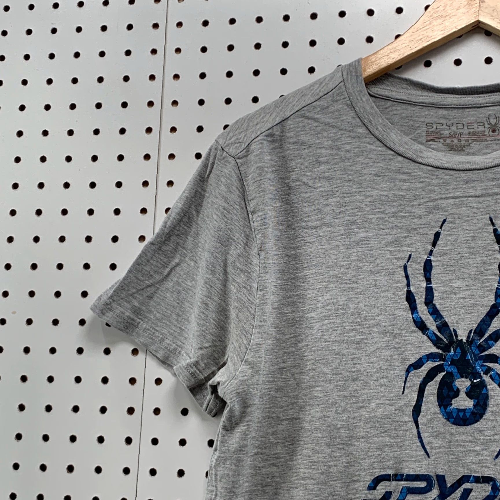 Spyder Spyder Graphic T-Shirt Men's Size Small Gray Crew Neck Short Sleeve Size US S / EU 44-46 / 1 - 4 Thumbnail
