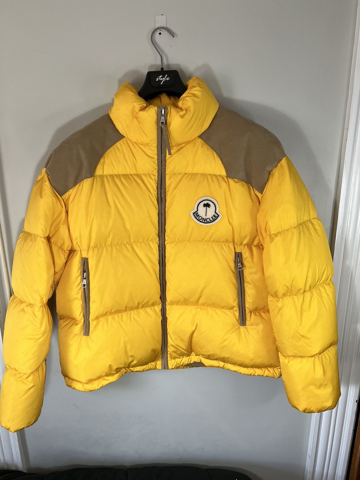 Moncler × Palm Angels Moncler x Palm Angels Kelsey Puffer Jacket Size US XL / EU 56 / 4 - 3 Thumbnail