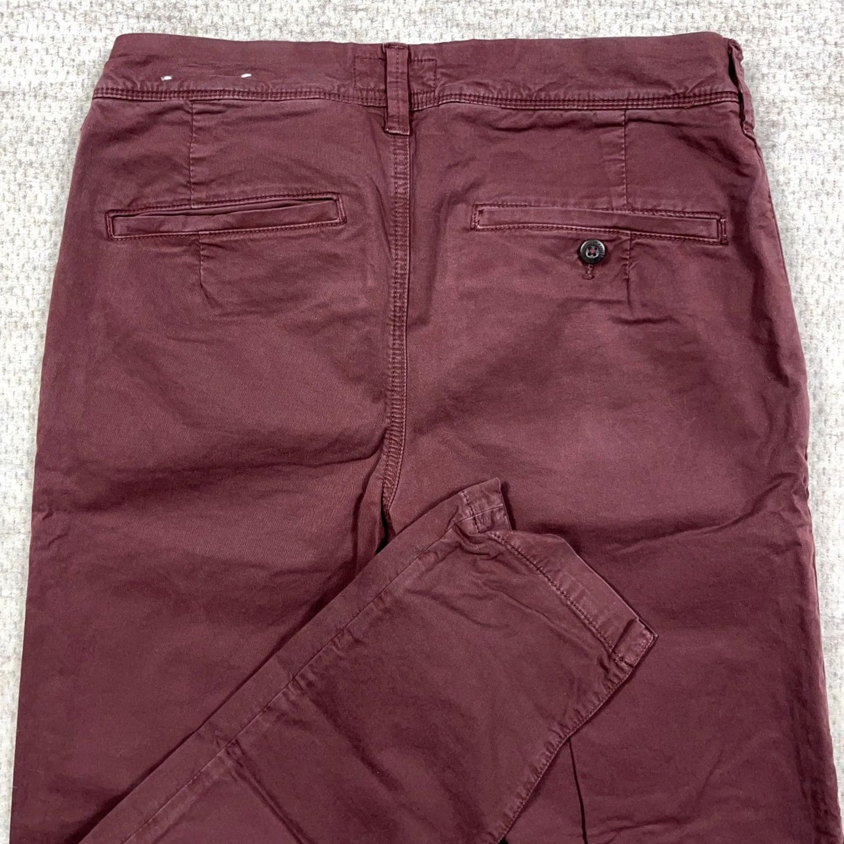 American Eagle Outfitters American Eagle Outfitters Pants Men 31x30 Slim Fit Chino Purple Cotton Flat Front 5-Pocket Slant/Slash Pockets Dining Business Casual Formal Workwear Size US 31 - 3 Thumbnail