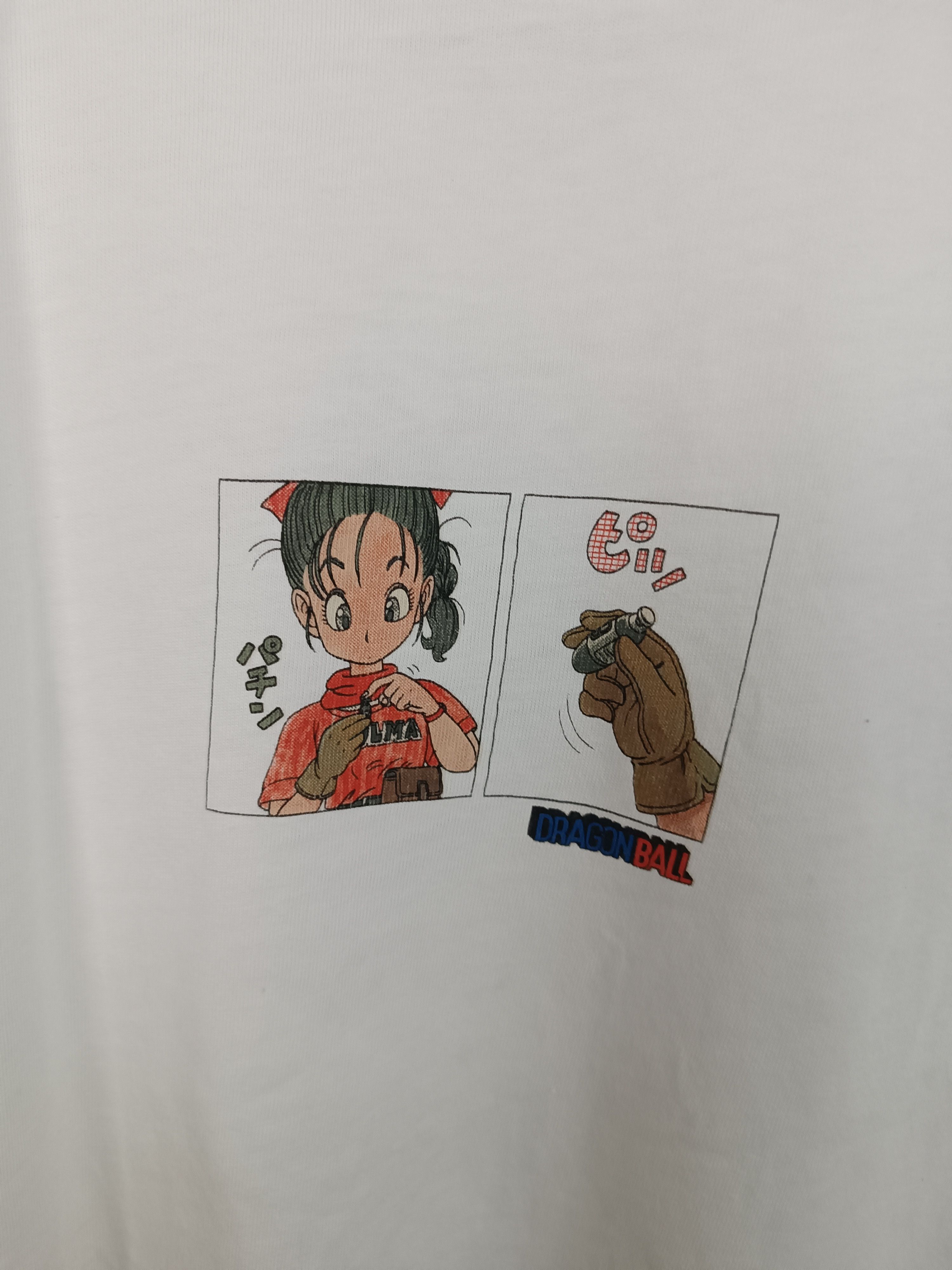 Anime VINTAGE DRAGON BALL GOKU BULMA ANIME TEE one piece bleach Size US M / EU 48-50 / 2 - 10 Thumbnail