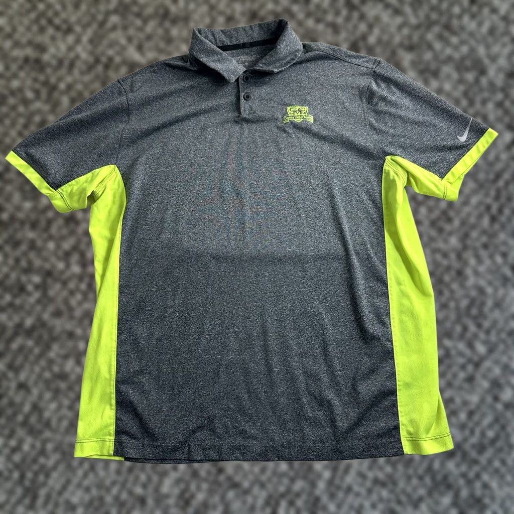 Nike Nike Shirt Mens L Gray Golf Tour Performance Polo Country Club Miami Size US L / EU 52-54 / 3 - 1 Thumbnail