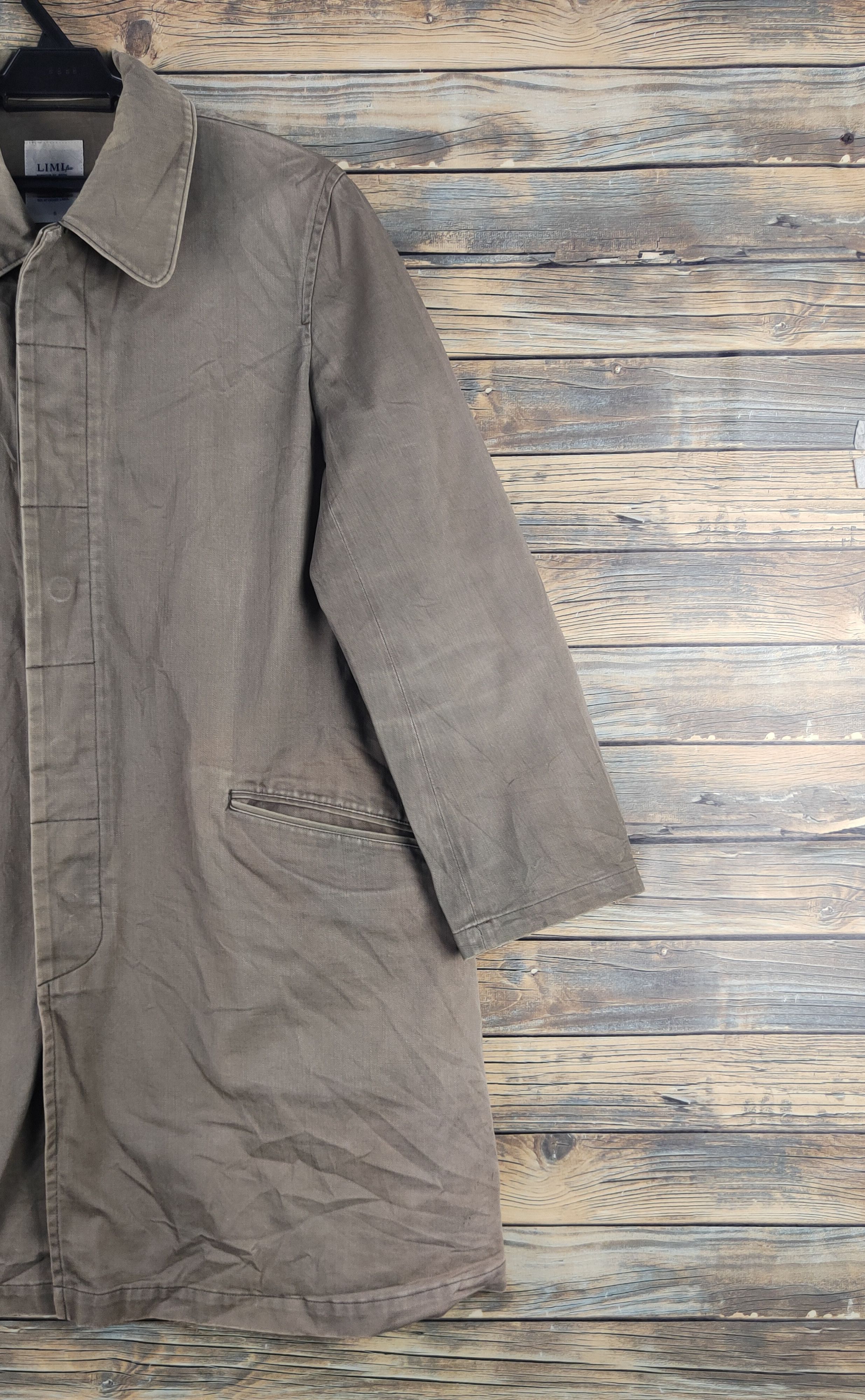 Limi Feu DL Limi Feu Yohji Yamamoto Olive Long Jackets #S2802T Size US S / EU 44-46 / 1 - 5 Thumbnail