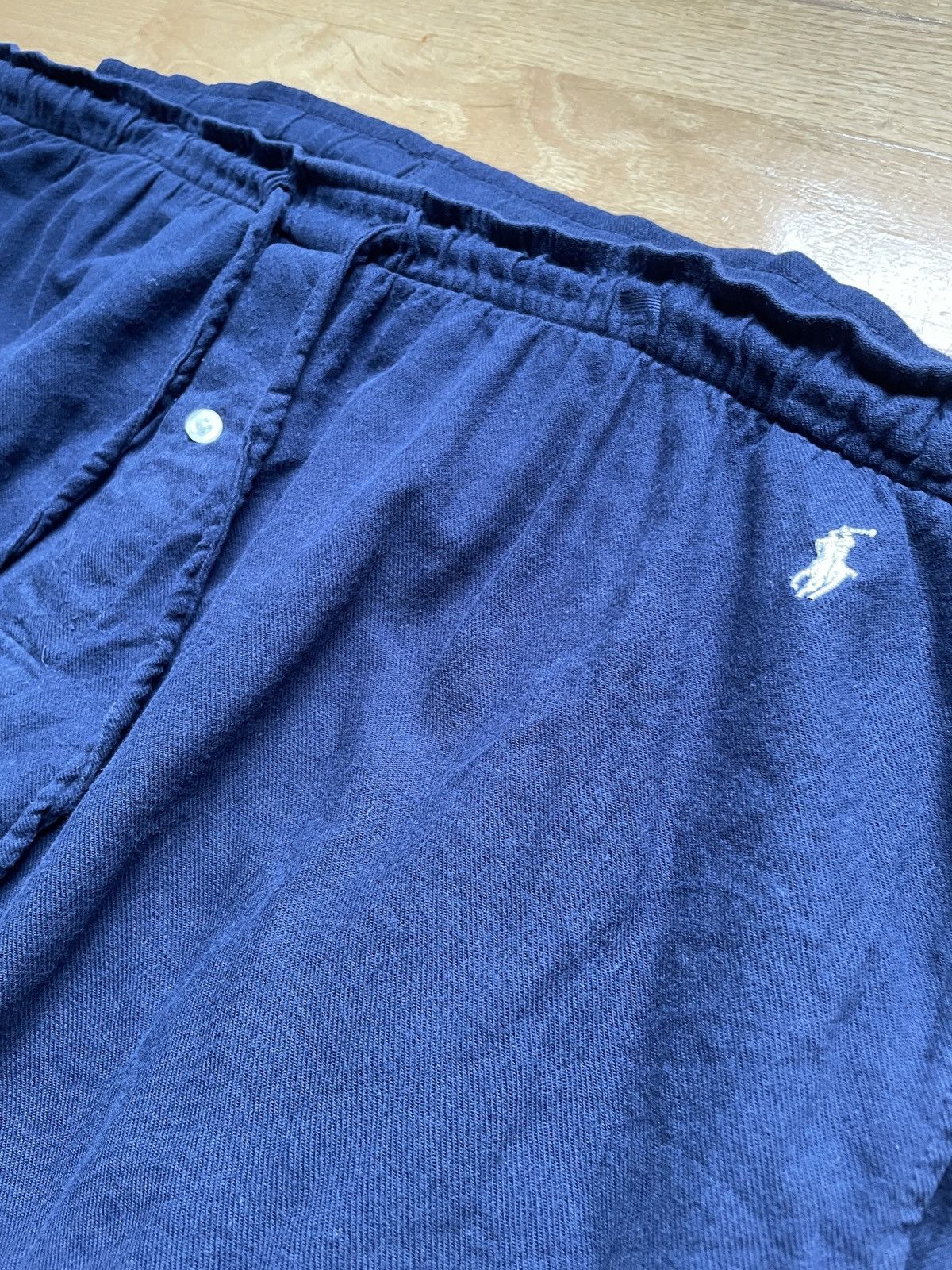 Polo Ralph Lauren Vintage 90s Polo Ralph Lauren Sleepwear Pants Baggy Navy XL Size US 36 / EU 52 - 2 Thumbnail