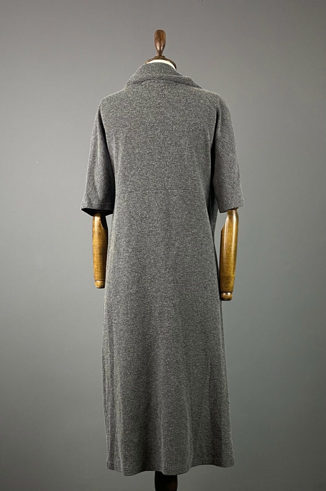 Cos Ladies Cos Gray Wool Short Sleeve Sweater Midi Dress Size M Size M / US 6-8 / IT 42-44 - 5 Thumbnail