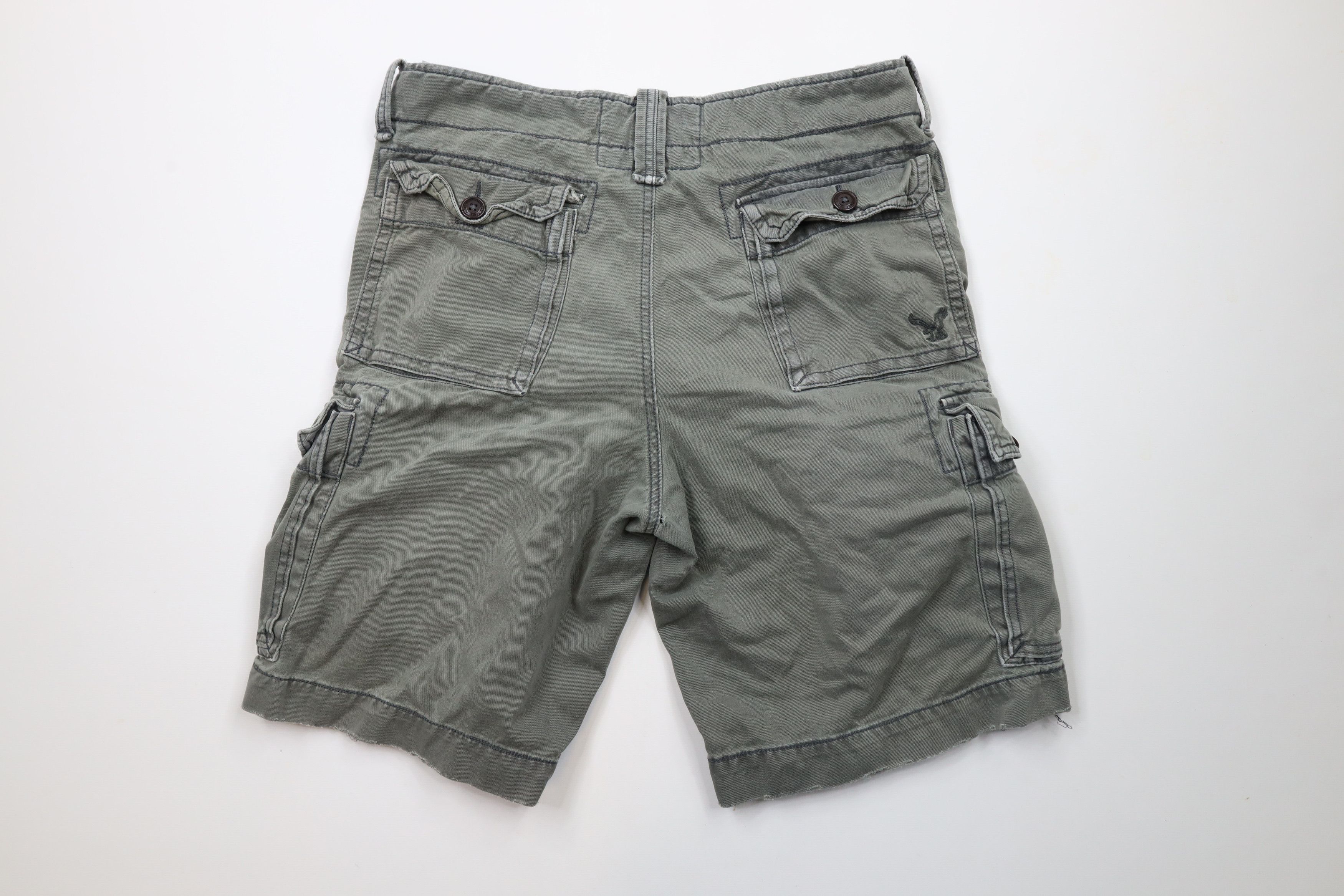 American Eagle Outfitters × Vintage Vintage American Eagle Outfitters Heavyweight Cargo Shorts Size US 34 / EU 50 - 9 Thumbnail