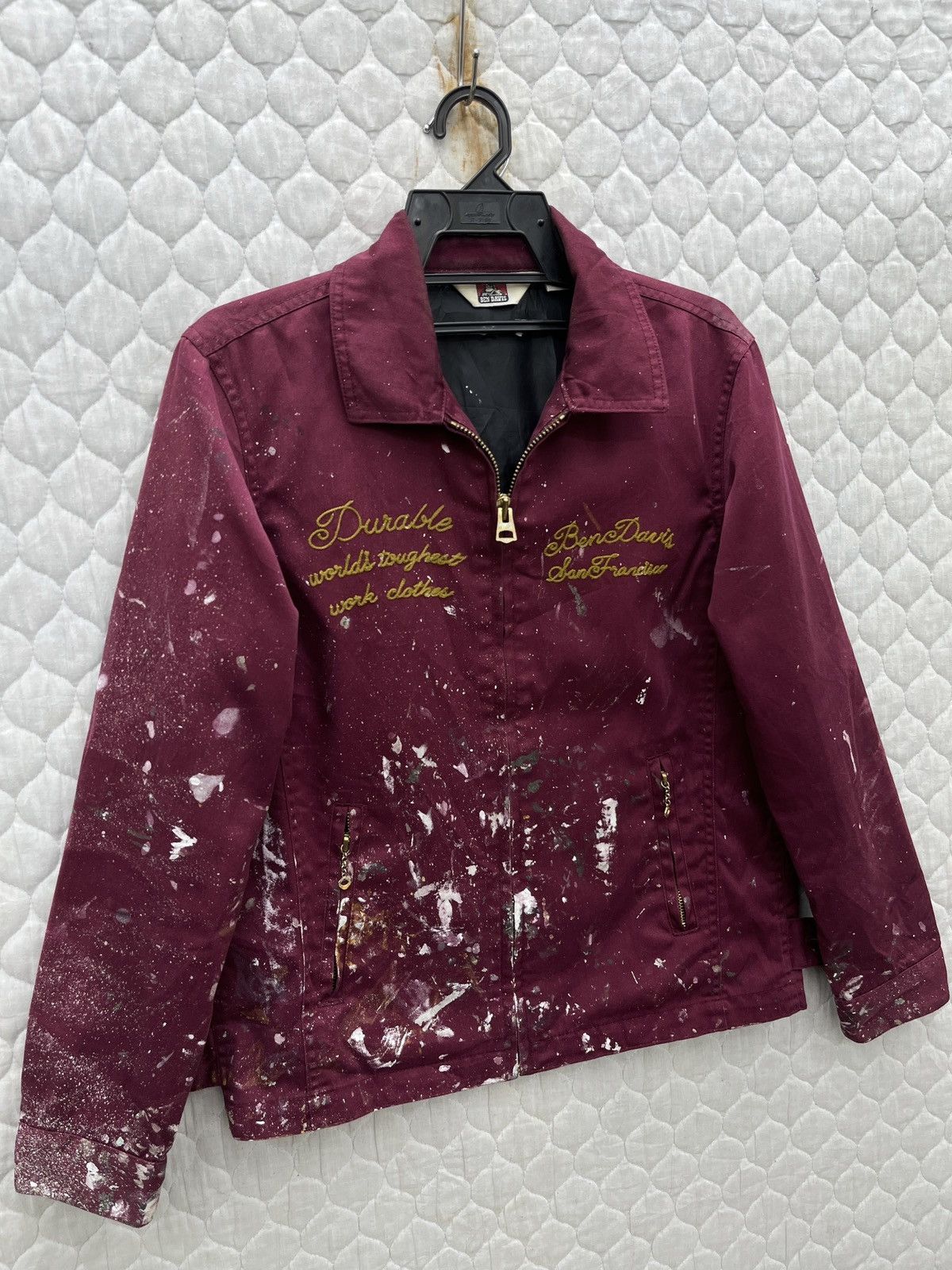 Ben Davis 🔥🔥🔥STEALS VTG BEN DAVIS SPLATTER PAINT WORKWEAR JACKET Size US S / EU 44-46 / 1 - 2 Thumbnail