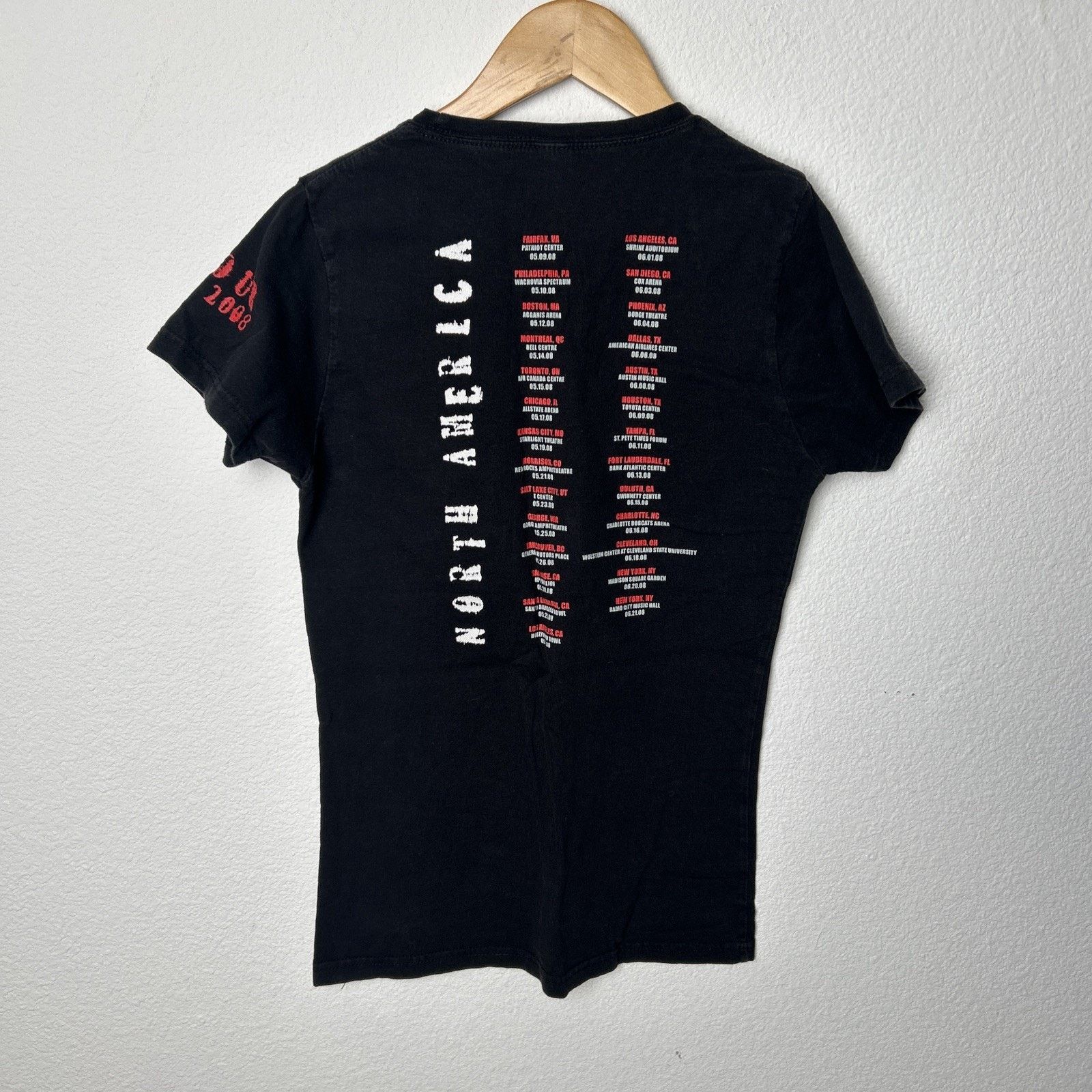 Vintage The Cure 4 Tour 2008 World Tour T-Shirt Women XS/SMALL Size XS / US 0-2 / IT 36-38 - 6 Thumbnail
