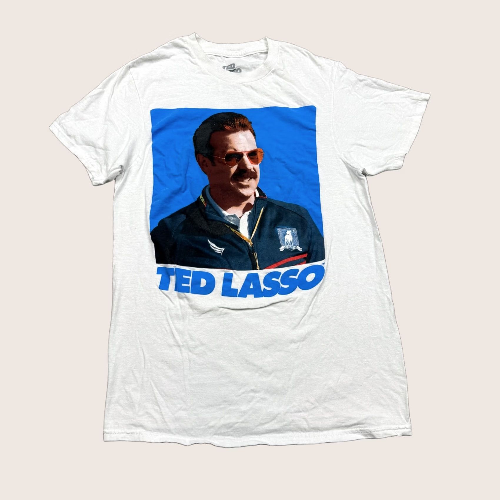 Vintage Ted Lasso Shirt Mens Small White Short Sleeve Crew Neck Adult Casual Funny Graphic Print T-Shirt Size US S / EU 44-46 / 1 - 1 Thumbnail
