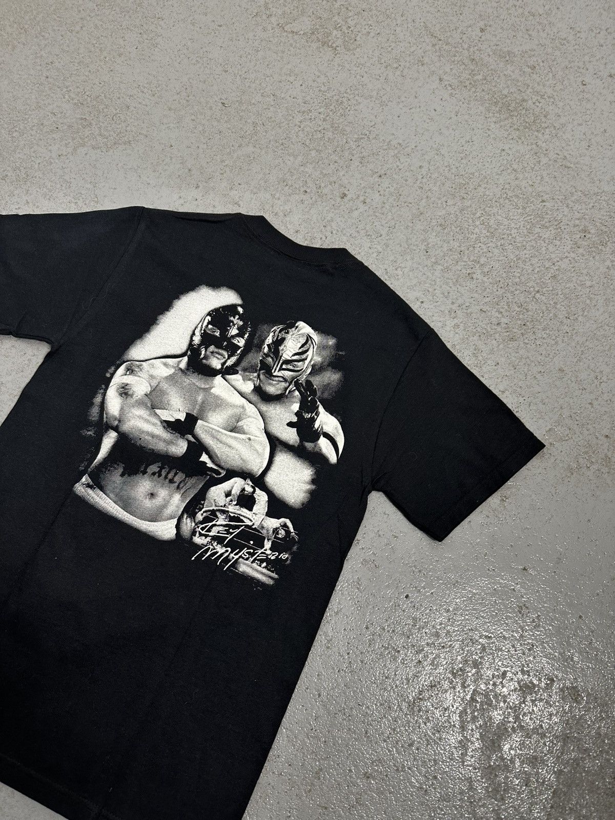 WWE Vintage 00s WWE Rey Mysterio Fruit Of The Loom T-Shirt Size US S / EU 44-46 / 1 - 11 Thumbnail